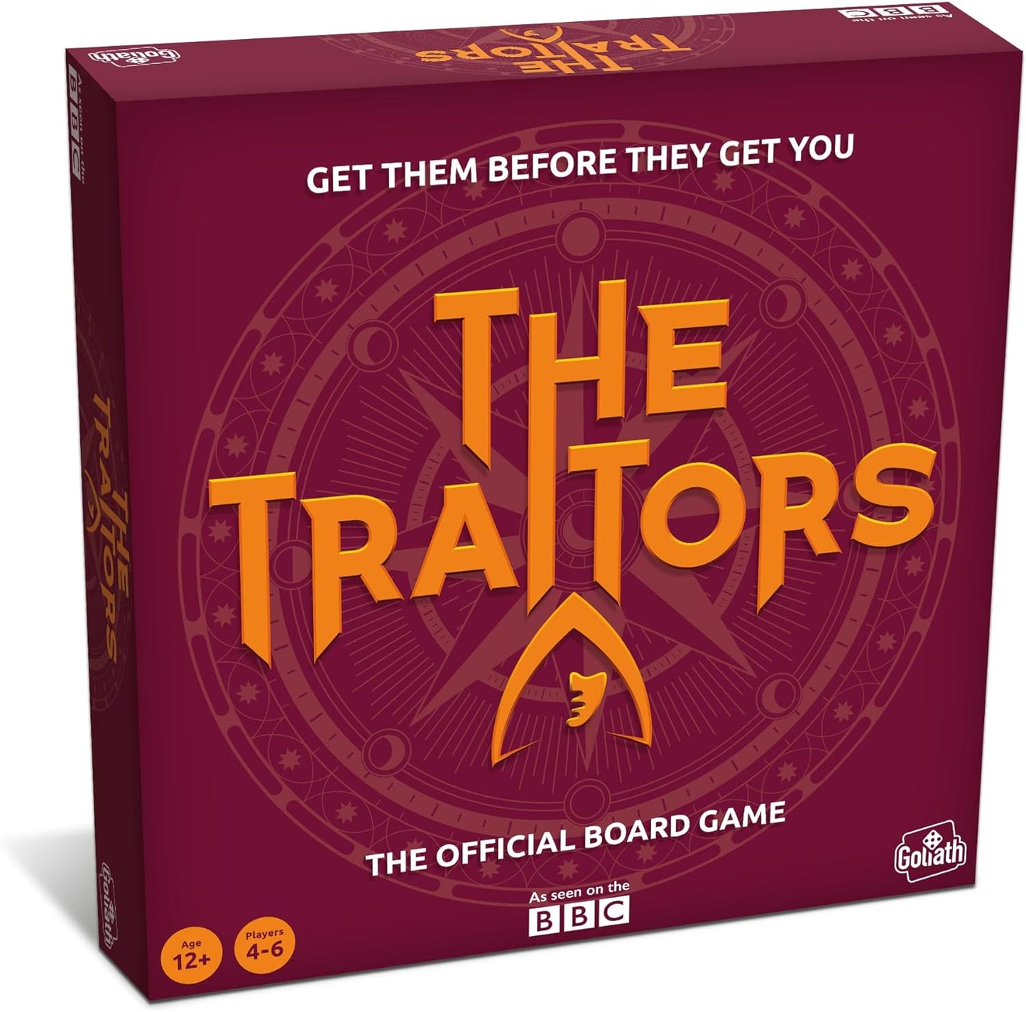 Games Presents: the Traitors - Official Board Game | Based on the Hit BBC Show | Can the Faithfuls Catch the Traitor? | for 4-6 Players | Ages 12+