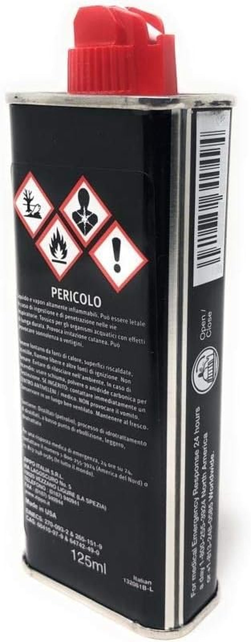 Lighter Fuel, Works with  Windproof Lighter and  Refillable Hand Warmer, Fast Ignition, Low Odor, Lighter Fuel Refill, Easy Fill Nozzle, Black, 125 Ml (4 Oz)