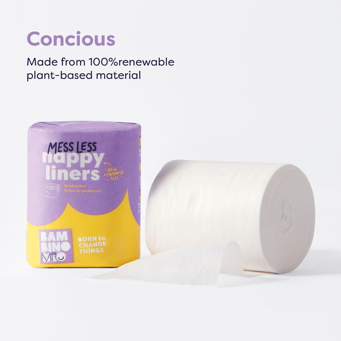 , Supersoft Nappy Liners, Biodegradable, 100 Liners