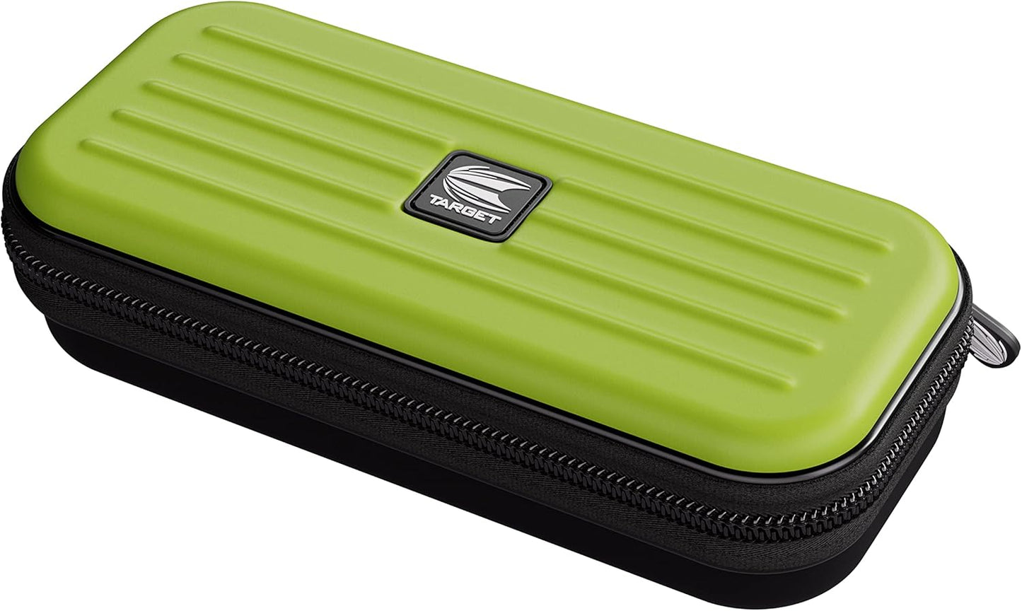 Darts Takoma Darts Wallet, Regular Size, Green | Darts Case Holds 3 Darts | Protective EVA Dart Holder with Double Zip Lock Inner Pouches | Professional Darts Accessories