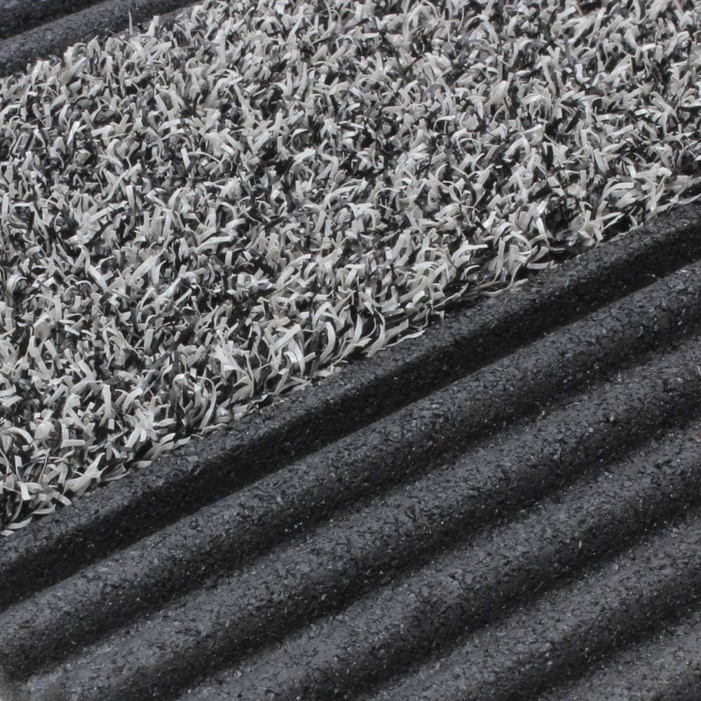 Woodford Outdoor Rubber Backed Scraper Door Mat, Grey, 46 X 76 Cm
