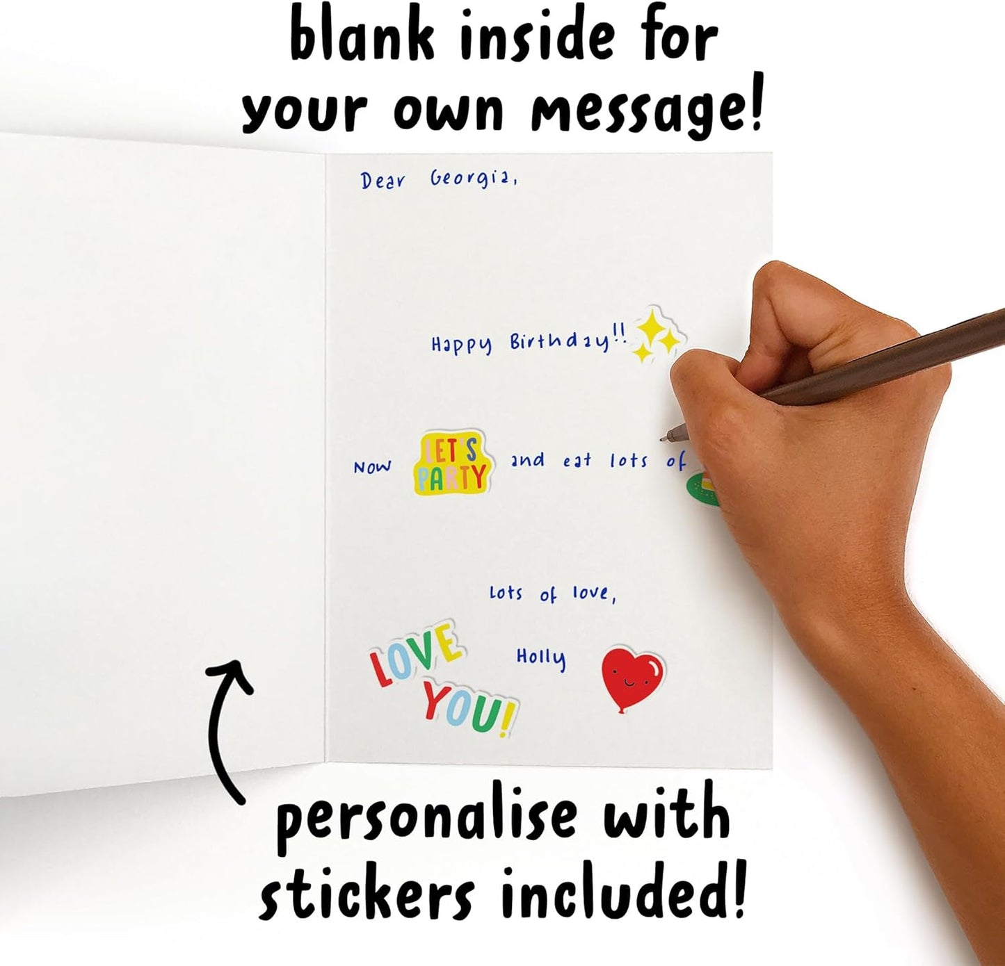 New Home Card - Happy New Home Gifts for Couple Friends - Congratulations on Your New Home Card - Housewarming Gifts for New Home - Moving House Card - Comes with Stickers - Made in UK