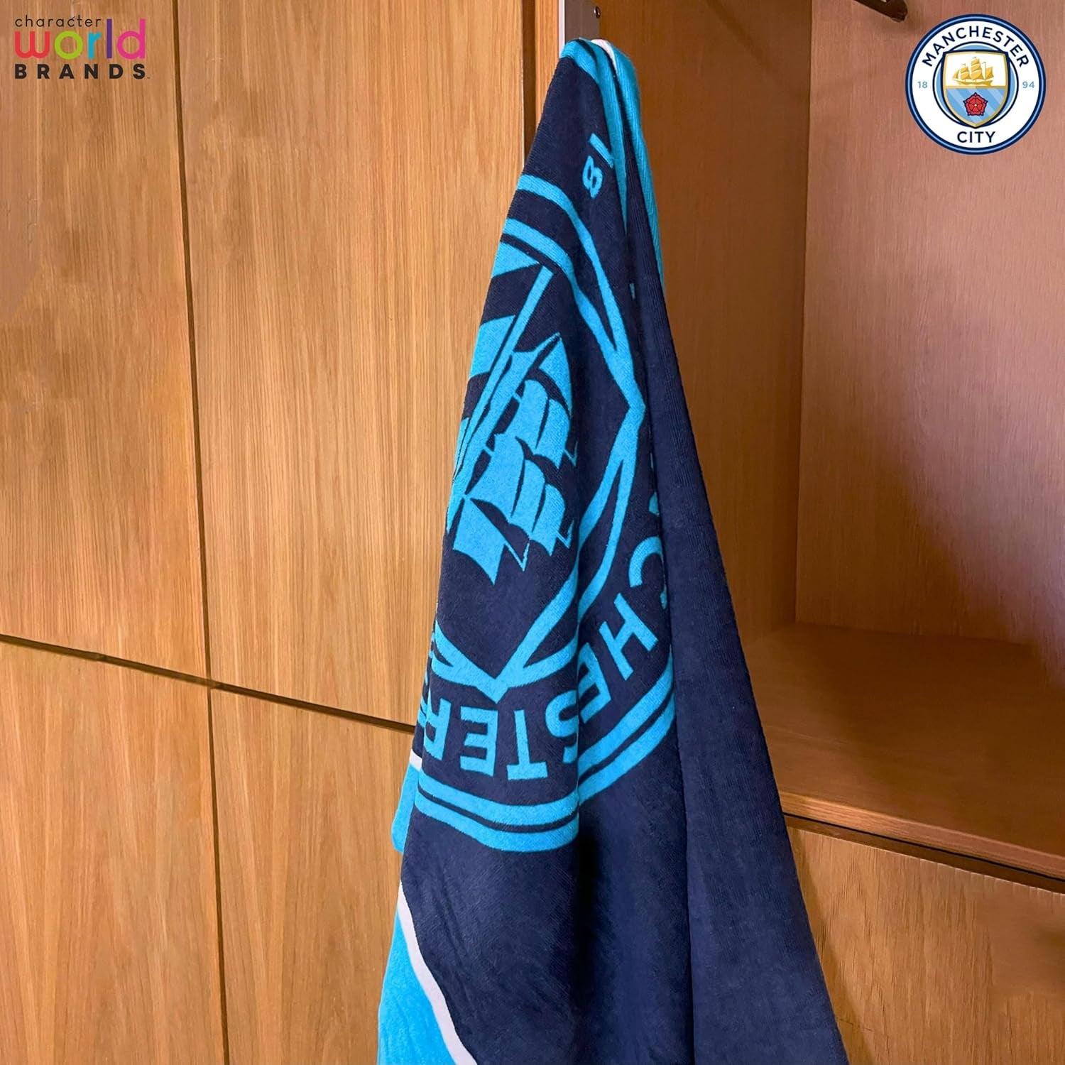 Manchester City FC  Official Towel | Super Soft Feel, Badge Football Club Design | Perfect the Home, Bath, Beach & Swimming Pool | One Size 75Cm X 150Cm | 100% Cotton
