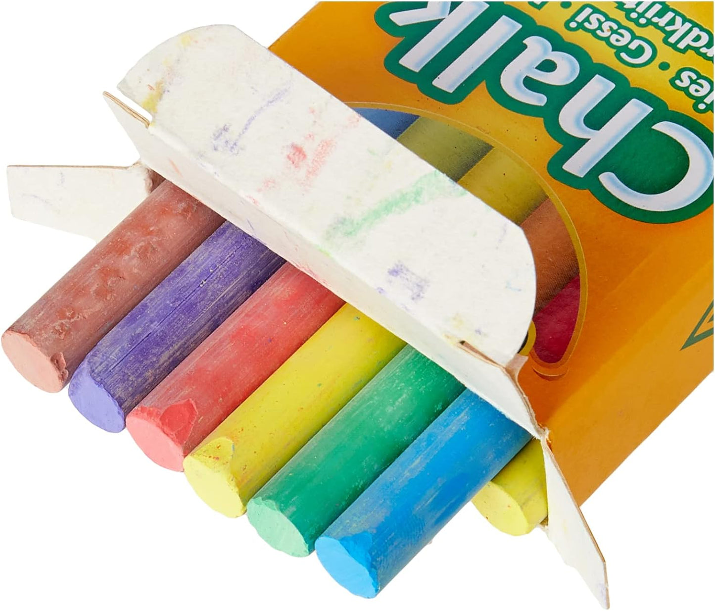 Anti-Dust Coloured Chalk - Assorted Colours (Pack of 12) | Smooth Texture Makes Writing & Drawing on Blackboards Easy!