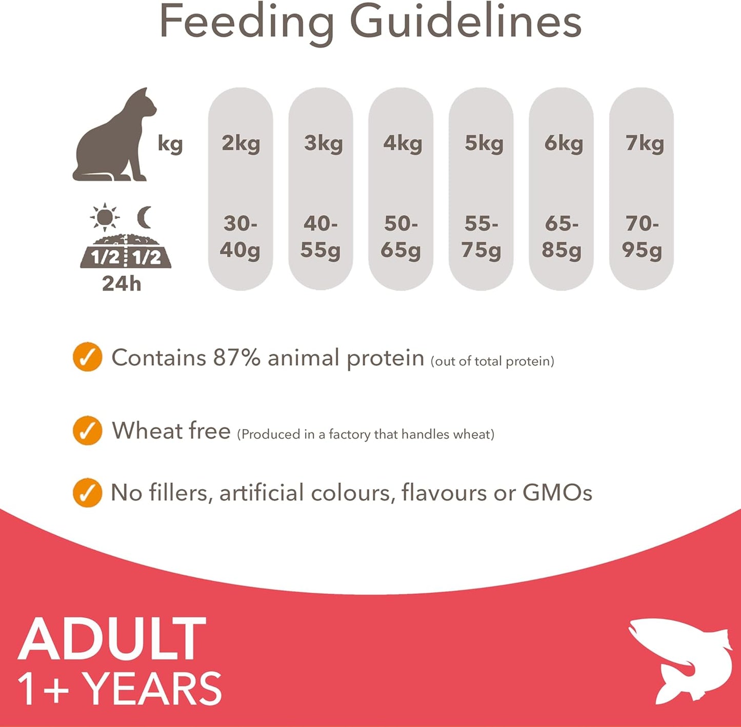 Adult Dry Cat Food Salmon 3Kg