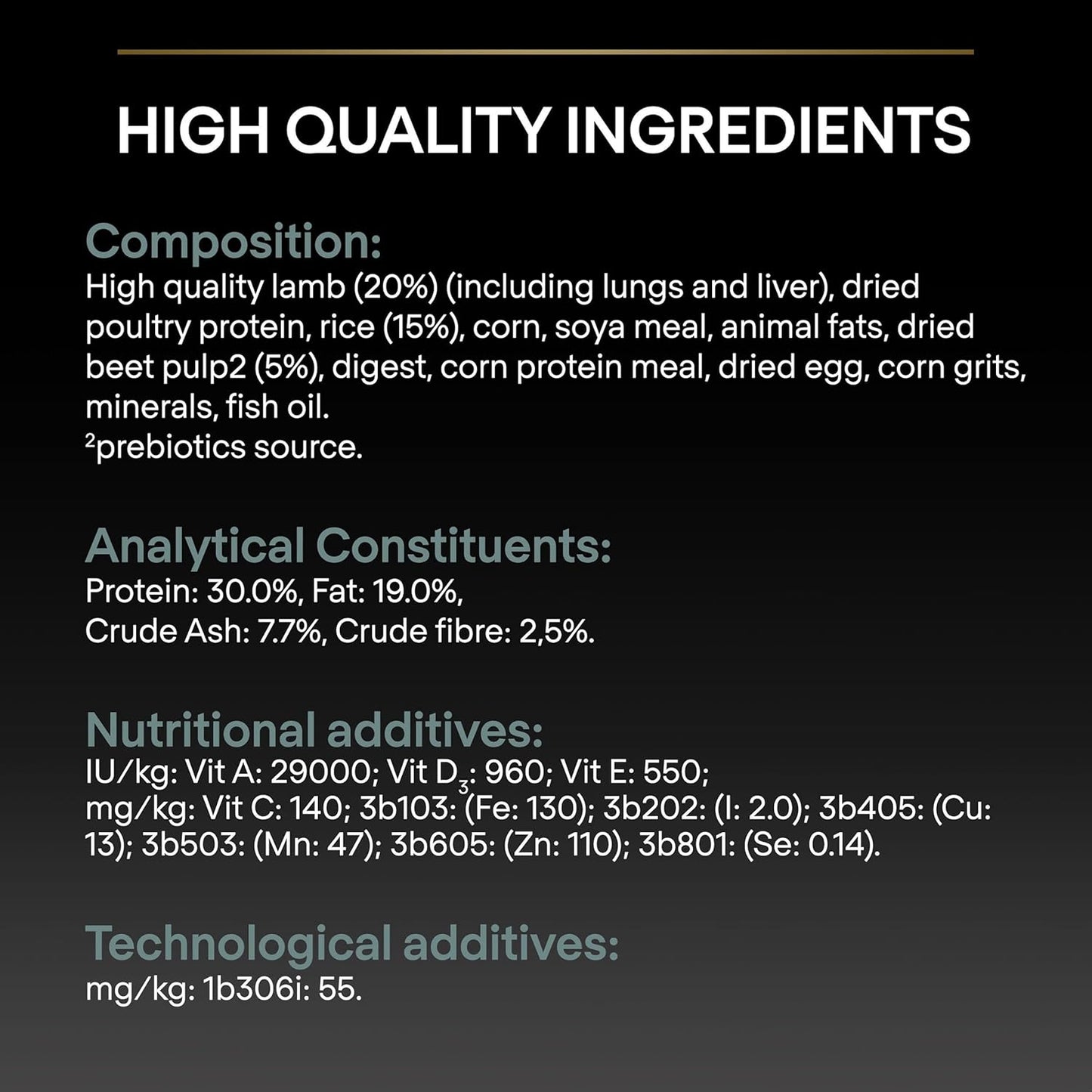 Sensitive Digestion Medium Puppy Dry Dog Food Lamb 3Kg, for Neutered Dogs