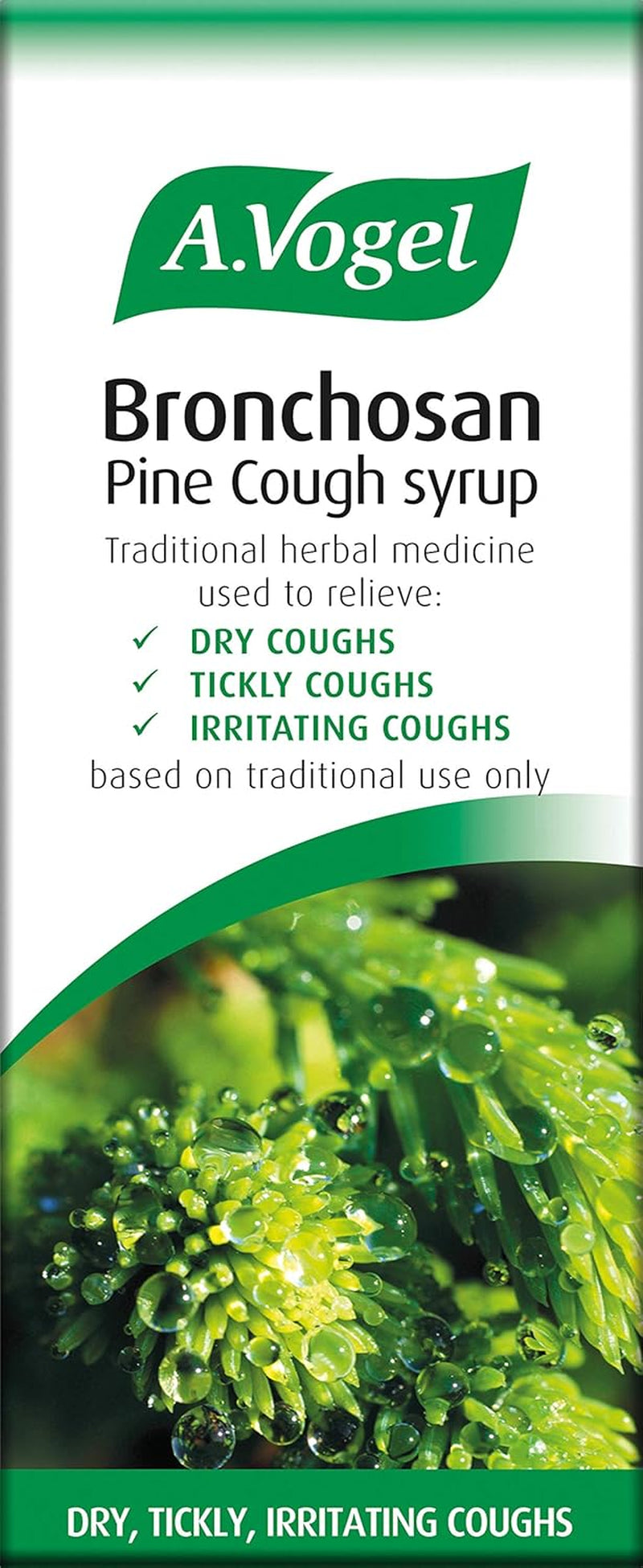 Bronchosan Pine Cough Syrup | Dry & Tickly Cough Medicine for Adults | 100Ml