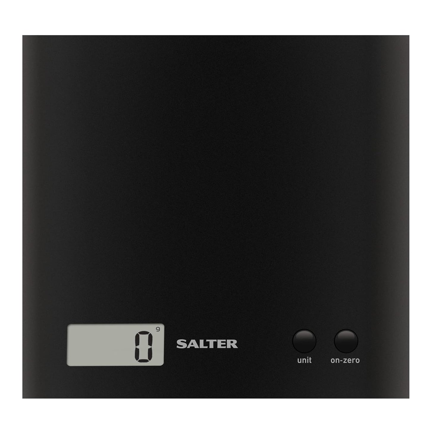 1066 BKDR15 Arc Kitchen Scale – Digital Food Weighing Scales for Precise Cooking/Baking, Slim Platform for Compact Storage, Add & Weigh/Tare Function, 3Kg Capacity, Battery Included, Black