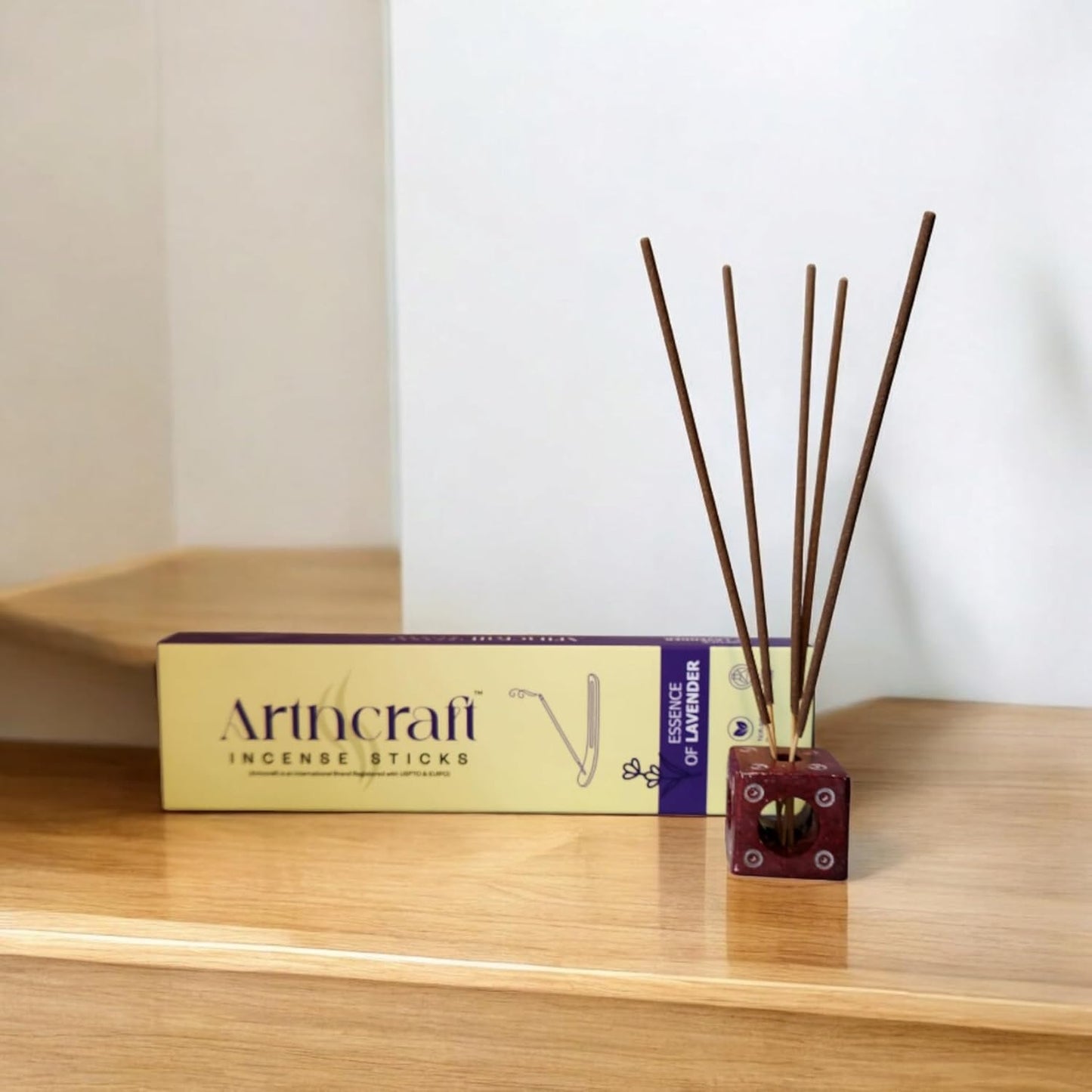 Incense Sticks Lavender Made from Flowers Natural Product Essence of Lavender