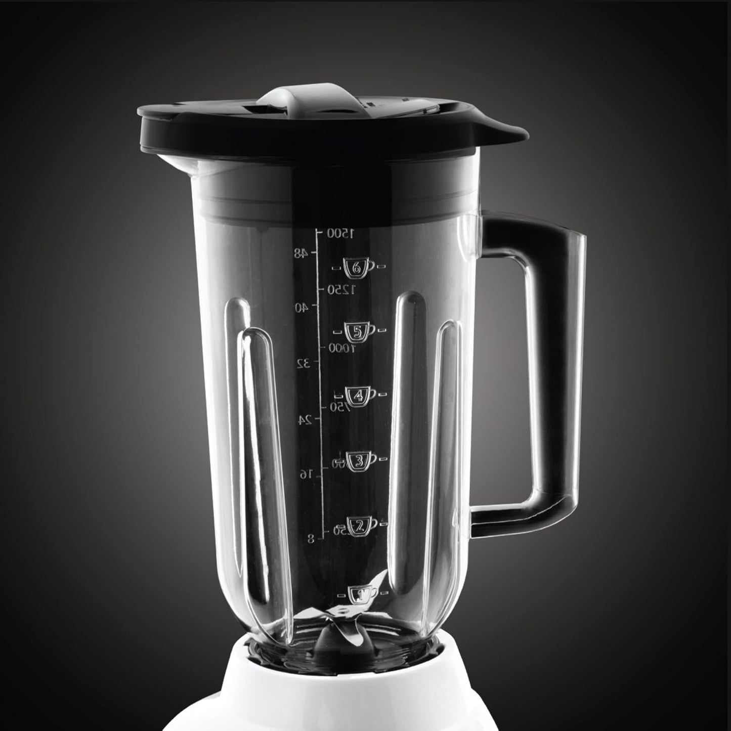 Food Collection 1.5L Plastic Jug Blender, 2 Speeds & Pulse Setting, Removable Stainless Steel Blades for Easy Cleaning, Pouring and Adding Flap, Dishwasher Safe Jug & Lid, 400W, 24610