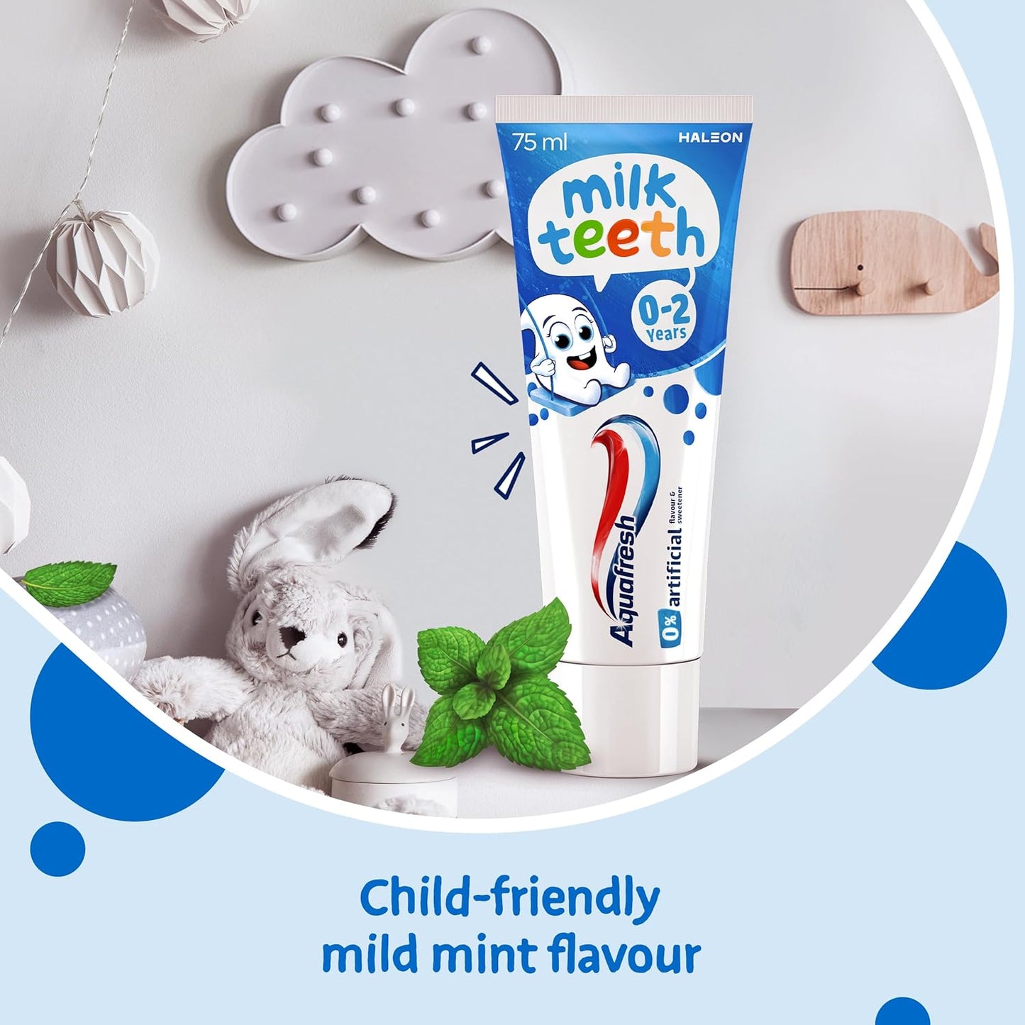 Milk Teeth Baby Toothpaste 0-2 Years, Toddler Toothpaste for Infants, Gentle Care for Milk Teeth, 50Ml