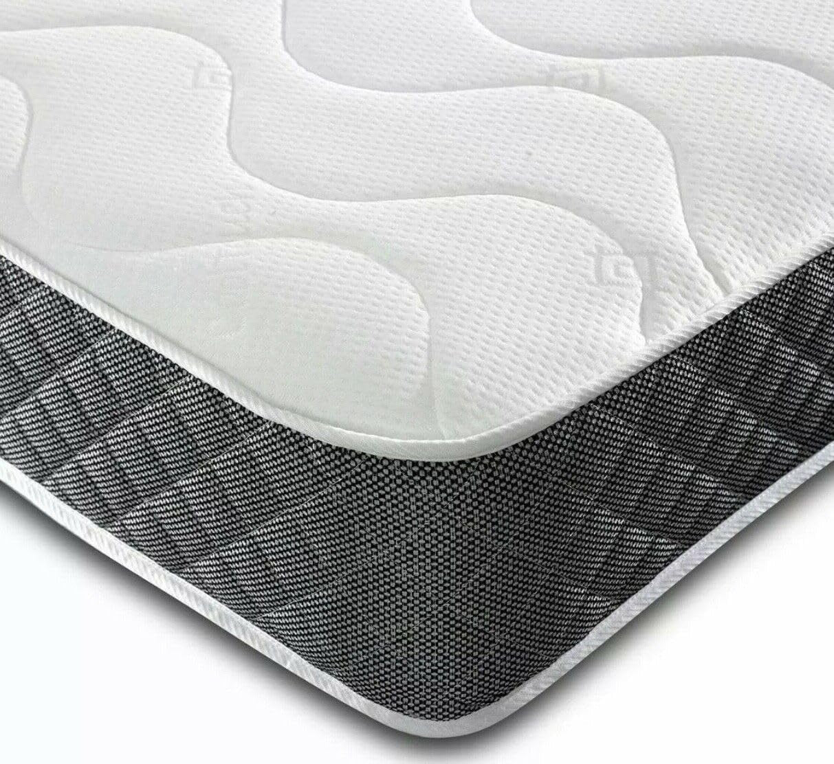 Wilson Beds - 3Ft Single Mattress Approx 6.5 Inch Deep Soft Feel Memory Foam and Spring Mattress (3Ft X 6Ft3) (Single)