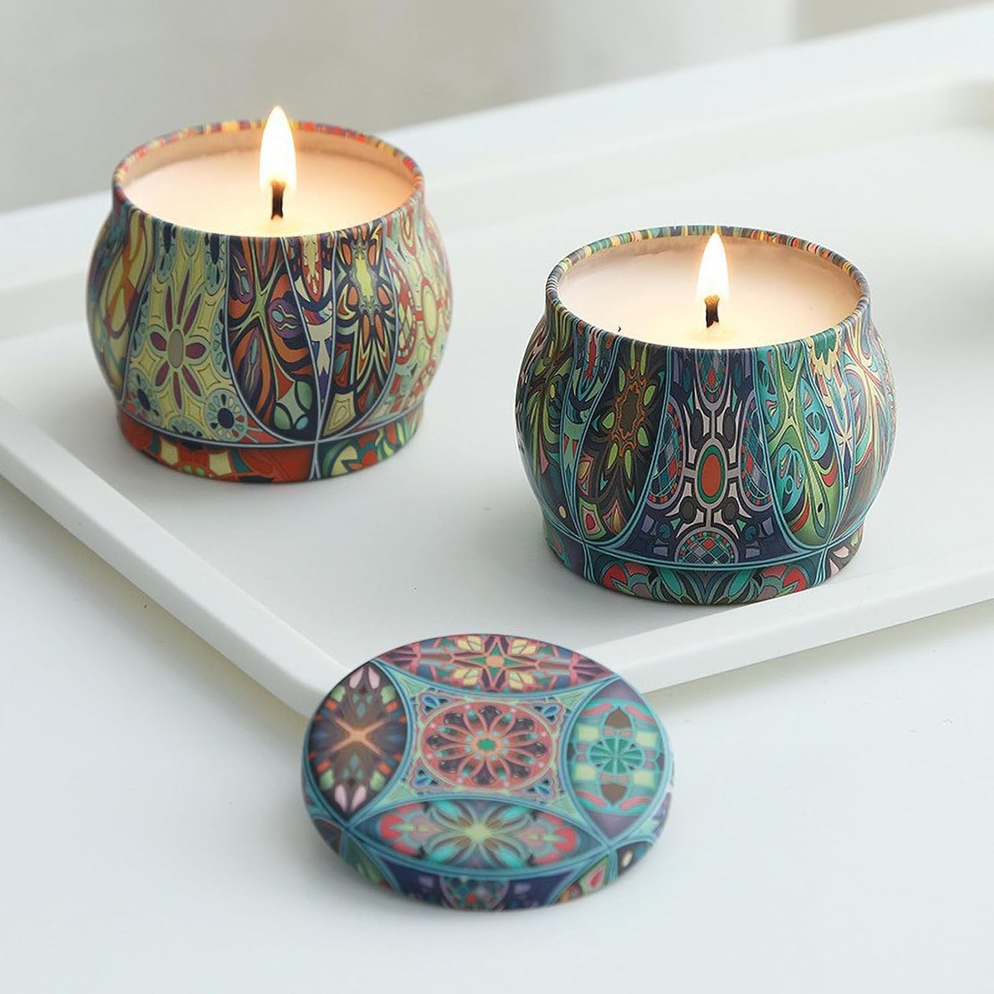 Scented Candles Gift Set, 6 Pack Candles for Home Scented, Long Lasting Soy Wax Aromatherapy Candle Set for Spa, Yoga, Table Decoration