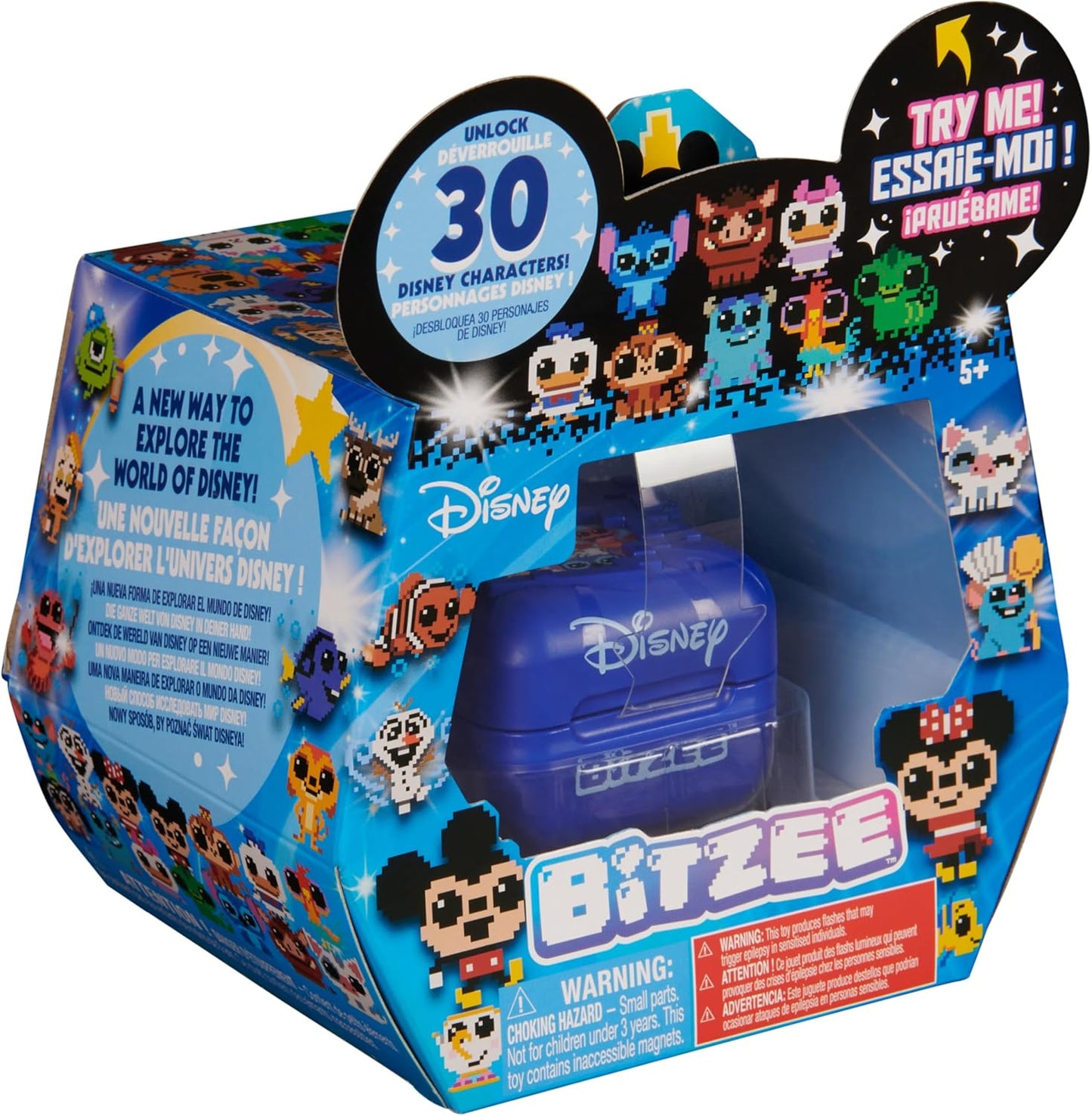 , Disney Interactive Toy with 30 Characters Inside, Reacts to Swipes, Tilts and Taps, Disney Toys and Digital Pet Kids’ Toys for Girls, Boys and Fans