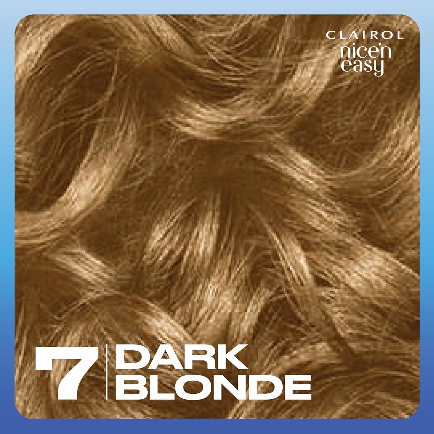 Nice'N Easy Crème, Natural Looking Oil Infused Permanent Hair Dye, 7 Dark Blonde
