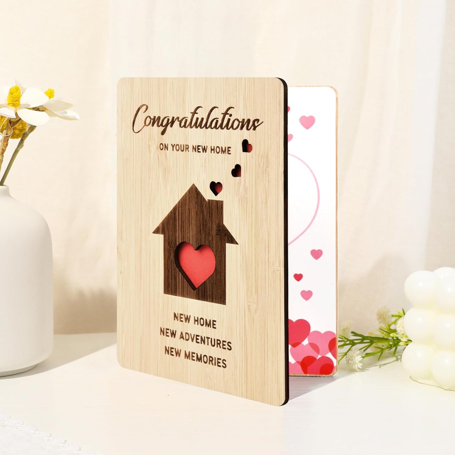New Home Card, New Home Congratulations Card, Housewarming Card, New House Card, Welcome to Your New Home Card, House Warming Gifts for New Home, New Home New Adventures New Memories