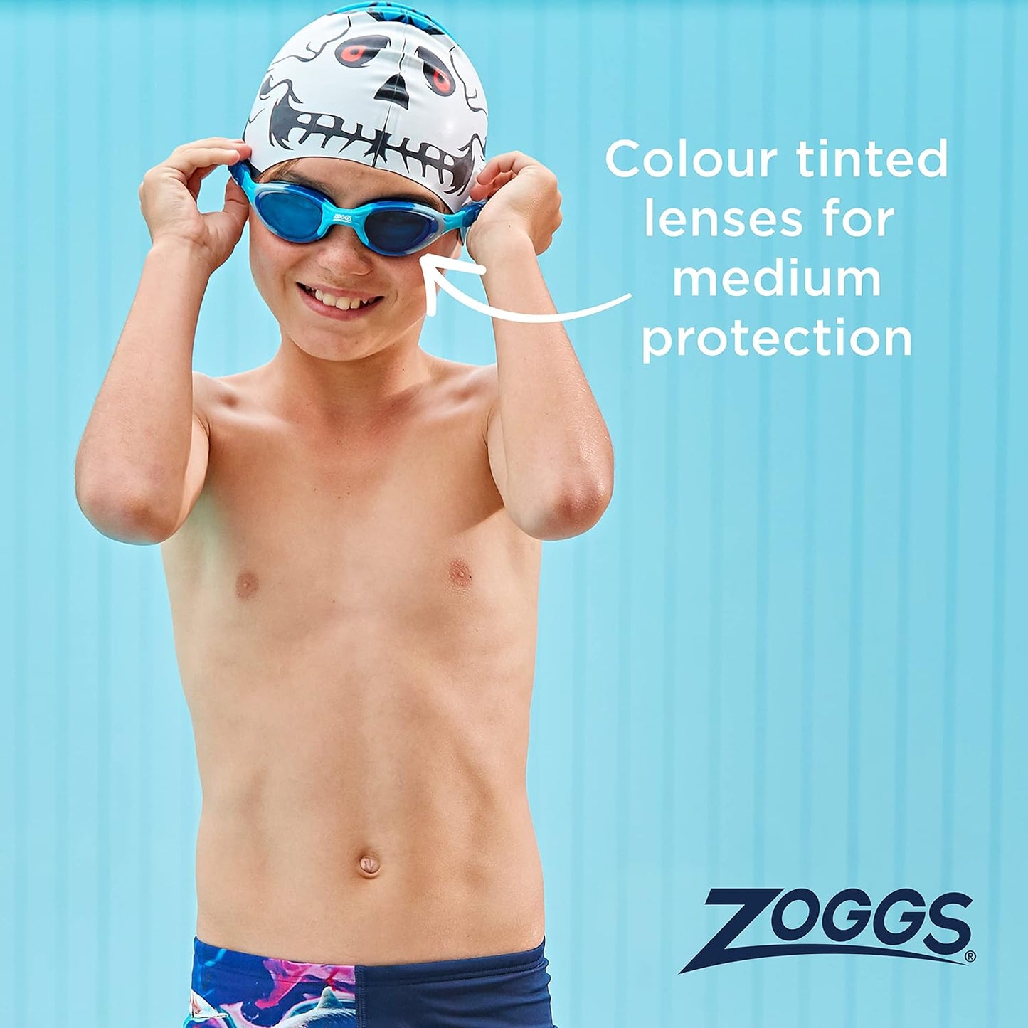 Super Seal Kids Swimming Goggles, UV Protection Swim Goggles, Quick Adjust Split Yoke Comfort Strap, Fog Free Clear Swim Goggle Lenses, Goggles Kids 6-14 Years