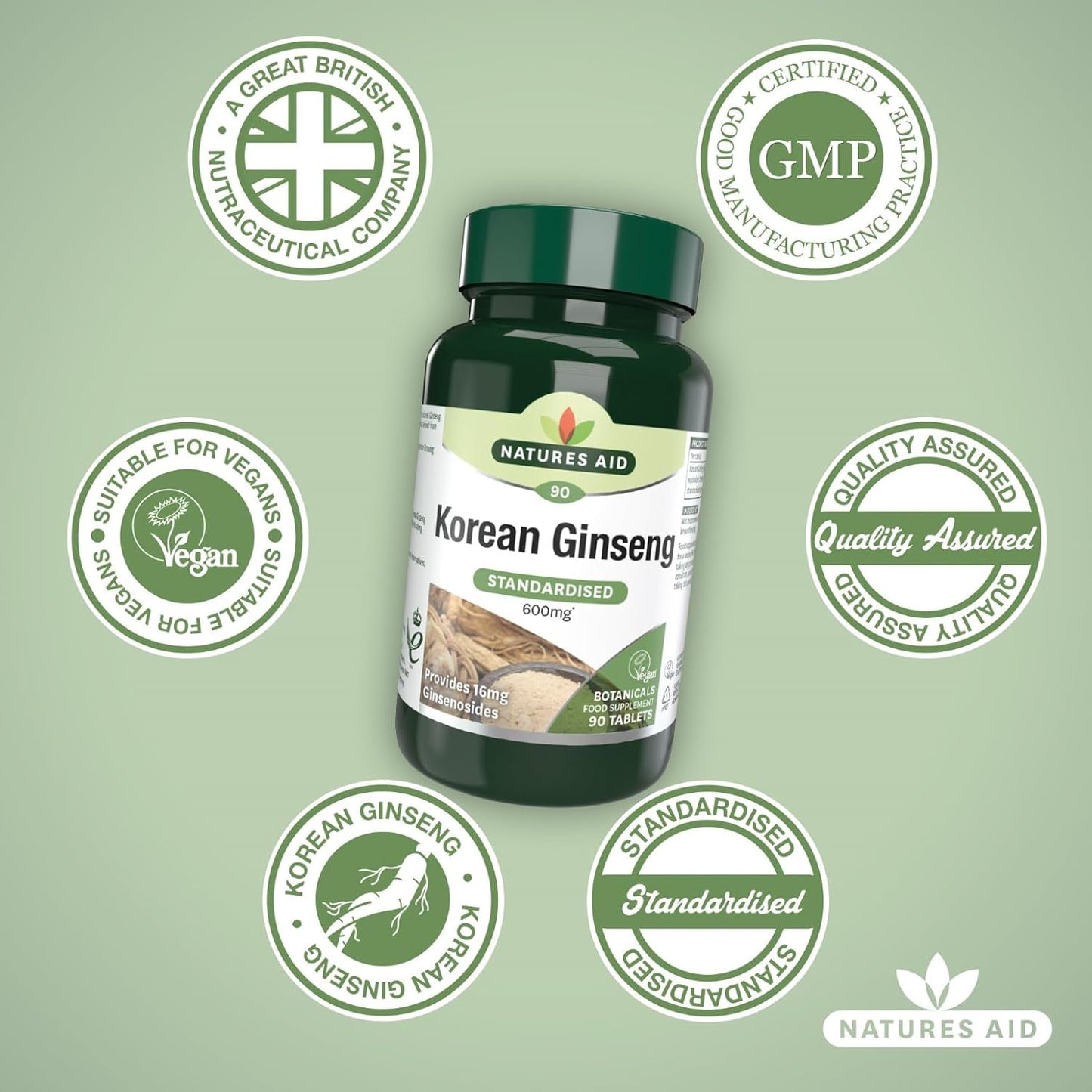Korean Ginseng 40Mg - Pack of 90 Tablets