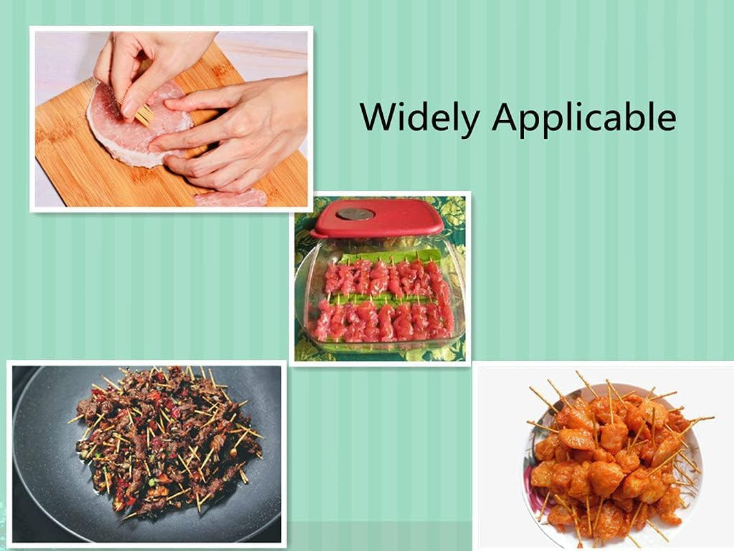 600Pcs Portable Toothpicks, Bamboo Toothpick,Cocktail Stick Appetizer Sticks Fruit Picks for Cocktail Sandwiches Appetizers,Fruit Cuttings