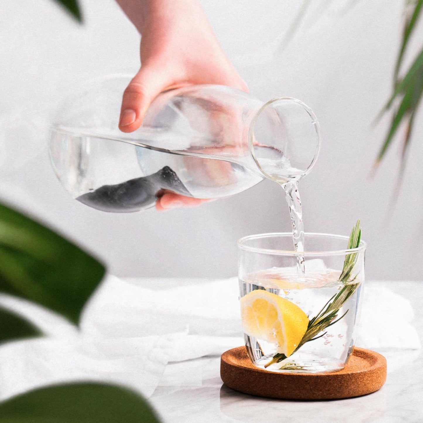 Black+Blum Charcoal Water Filter Hydration, Old Japanese Tradition, Lasts 6 Months, Natural Wood, Brown
