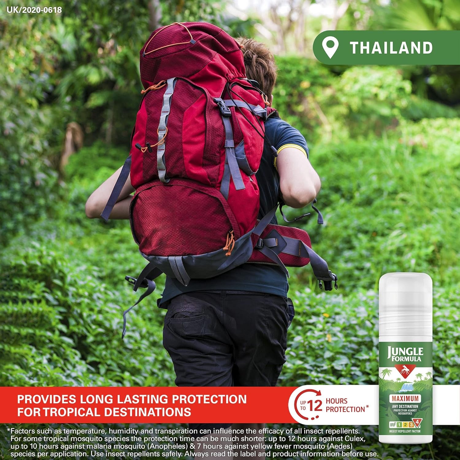 Maximum Insect Repellent 50Ml - Roll-On Repellent for Long-Lasting Protection - with DEET - Maximum Level of Protection against Mosquitoes