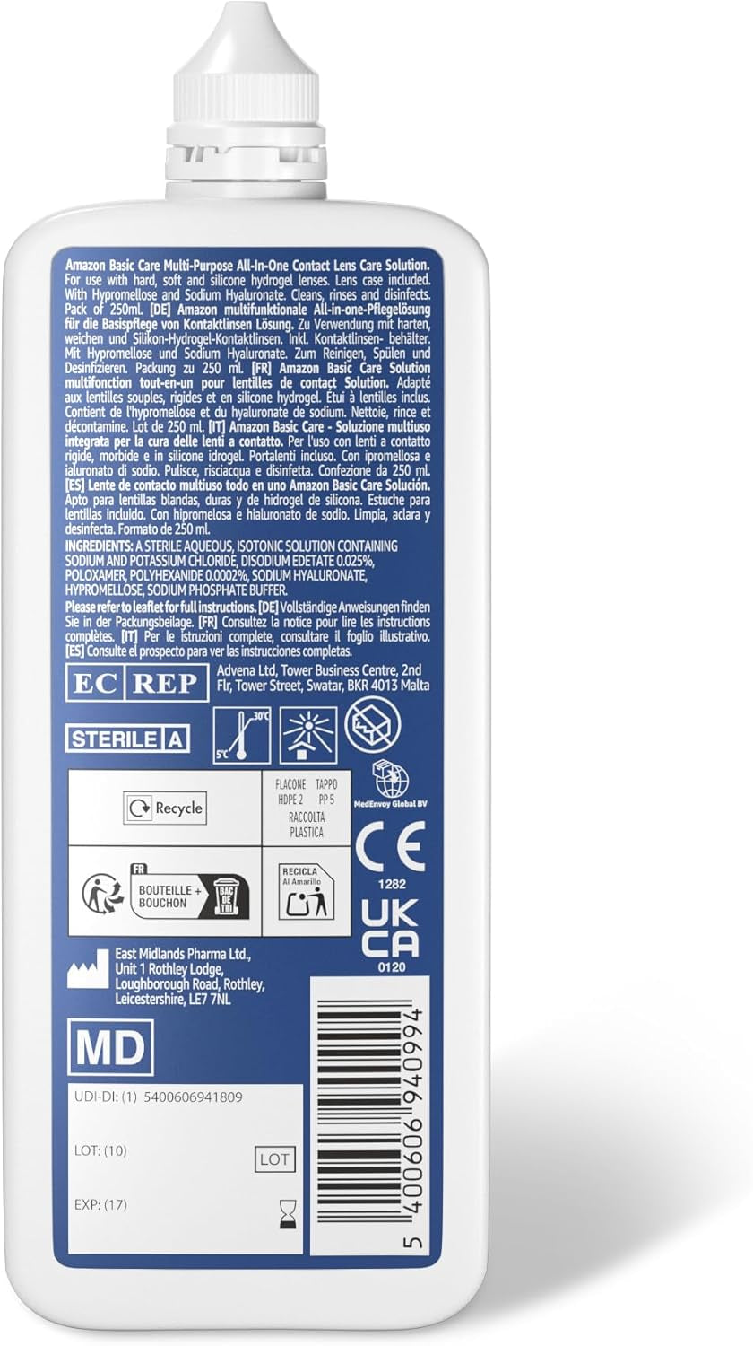 All-In-One Contact Lens Solution 2 X 250 Ml