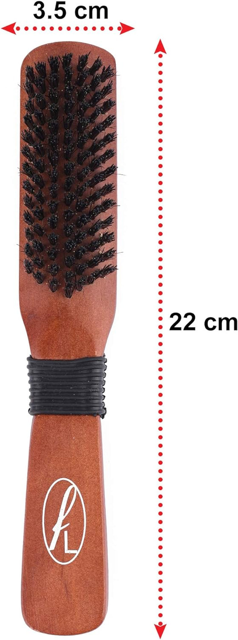 - Long Paddle Bristle Brush | Boar and Nylon Bristle Hair Brush | Soft Bristle Hair Brush for Afro, Wet or Curly Hair | Bristle Hair Brushes for Women and Men