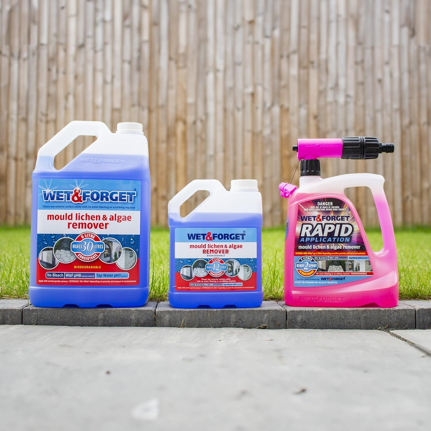 Mould, Lichen & Algae Remover, Outdoor Cleaning Solution, Black Mould Remover, Bleach Free, 5 Litre