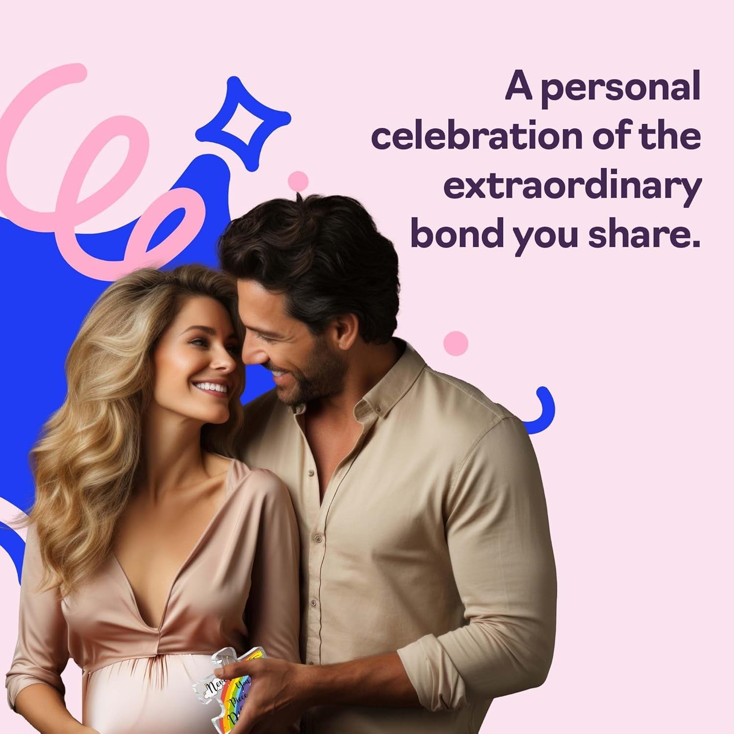 Gift for Special Someone - Made the Difference - Acrylic Jigsaw Puzzle Plaque Anniversary Christmas Cute Keepsake Gift for Girlfriend Boyfriend Wife Husband, 100Mm X 100Mm Present from Partner