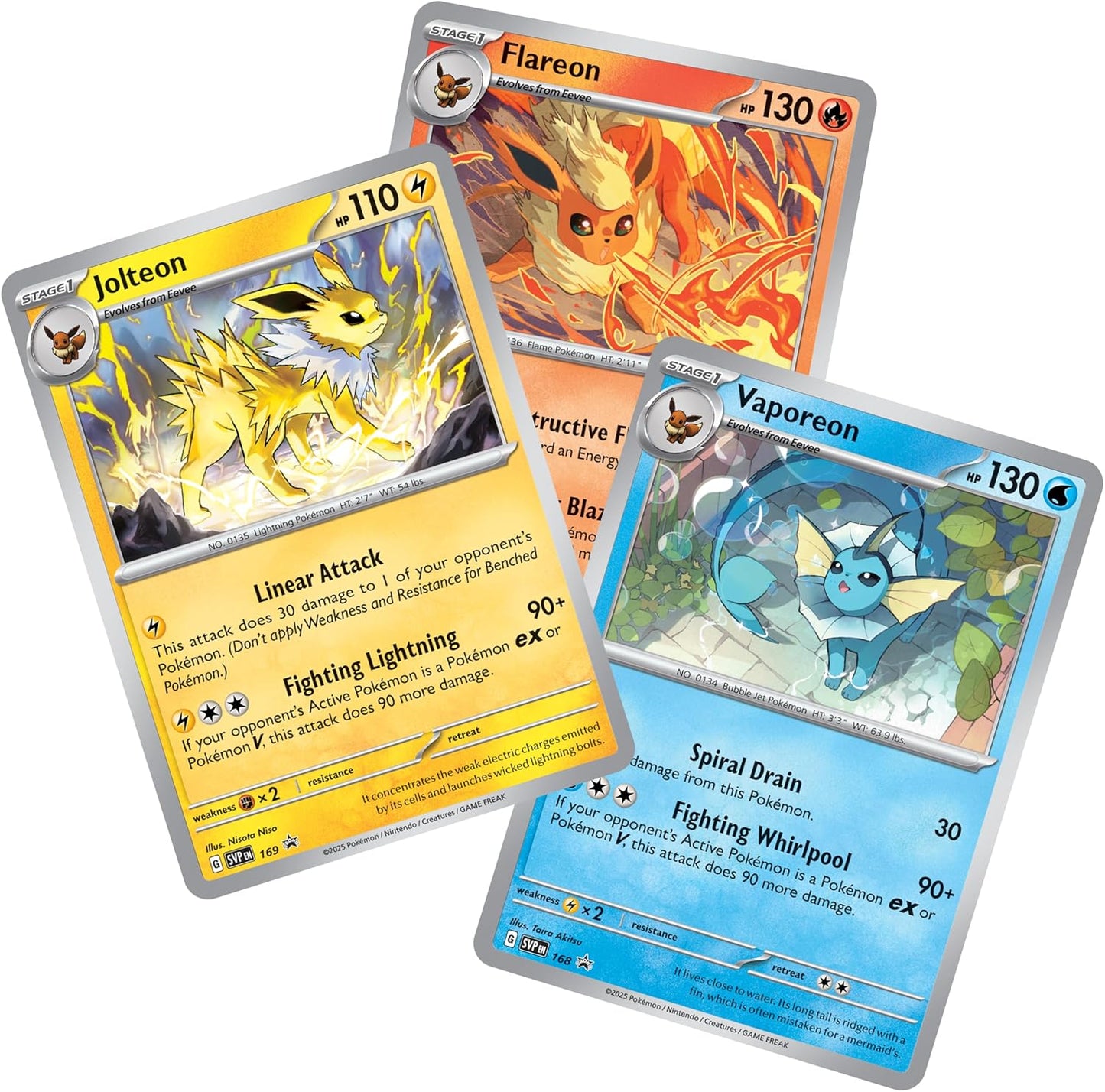 TCG: Scarlet & Violet—Prismatic Evolutions Poster Collection (3 Booster Packs & 3 Foil Promo Cards)