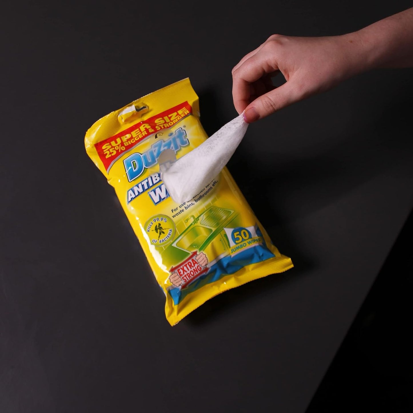 Antibacterial Wipes, Pack of 50