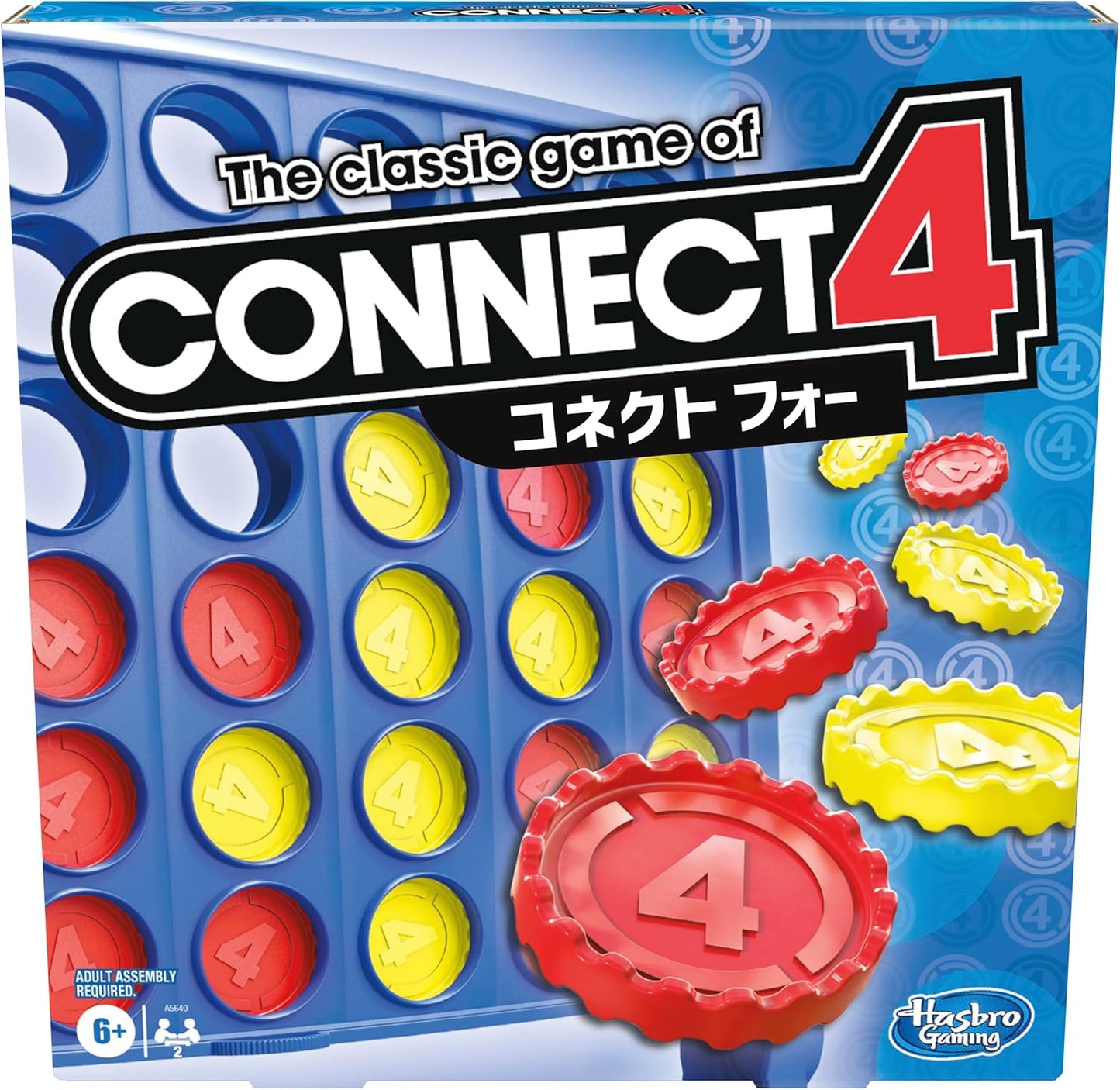 The Classic Game of Connect 4 Strategy Board Game; 2 Games for Kids Aged 6 and Up; 4 in a Row