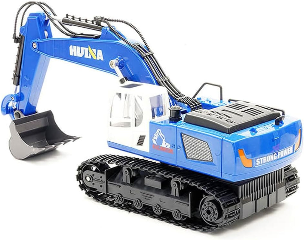 2.4G 11CH RC EXCAVATOR BLUE W/Die CAST BUCKET
