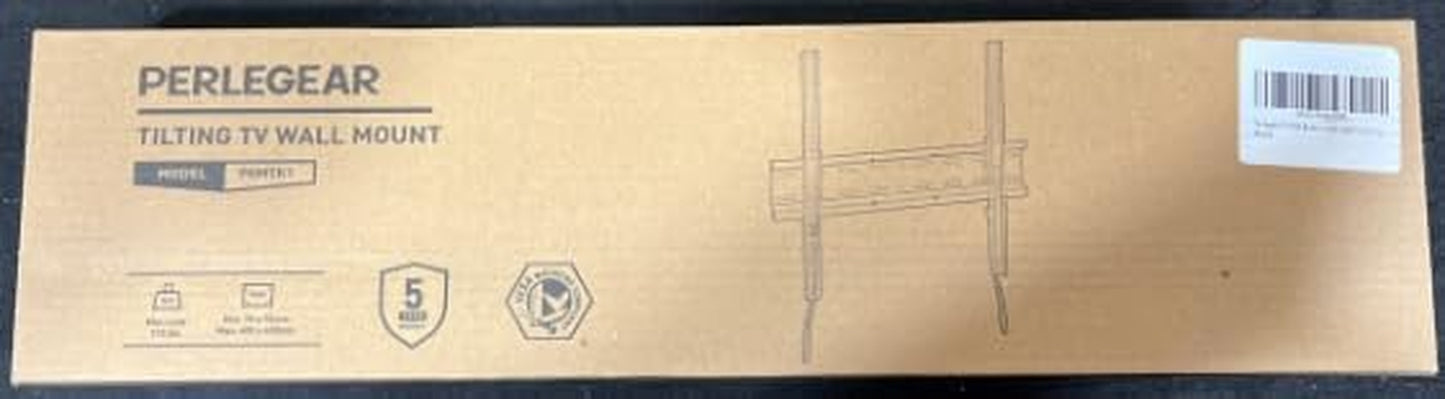 TV Wall Bracket for 26-60 Inch Tvs up to 52Kg, Sturdy Tilt TV Bracket with VESA 75X75-400X400Mm, 55 Inch Slim Wall Mount with Safe Pull Strings