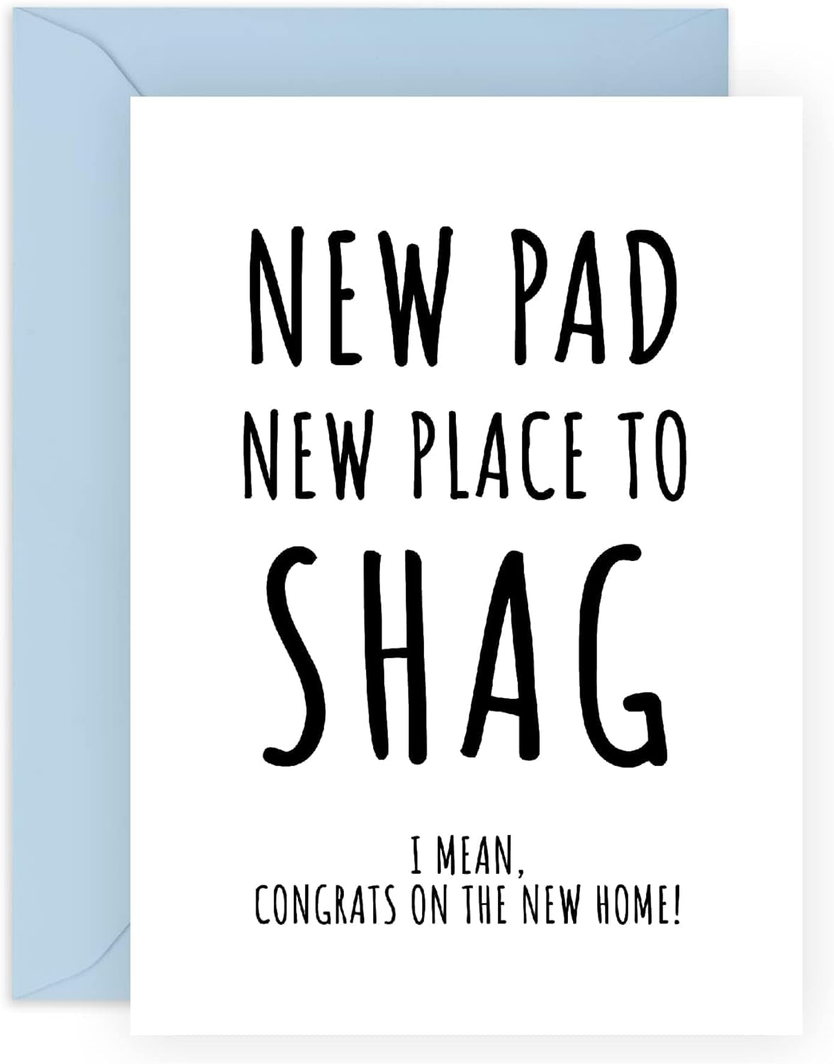 New Home Card - Happy New Home Gifts for Couple Friends - Congratulations on Your New Home Card - Housewarming Gifts for New Home - Moving House Card - Comes with Stickers - Made in UK