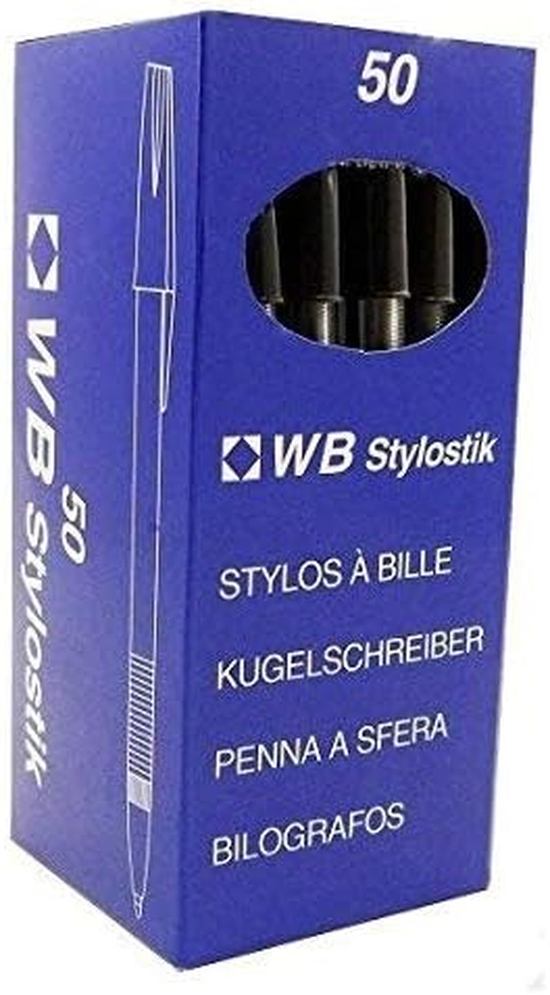 Black Pens Pack of 50 Biros