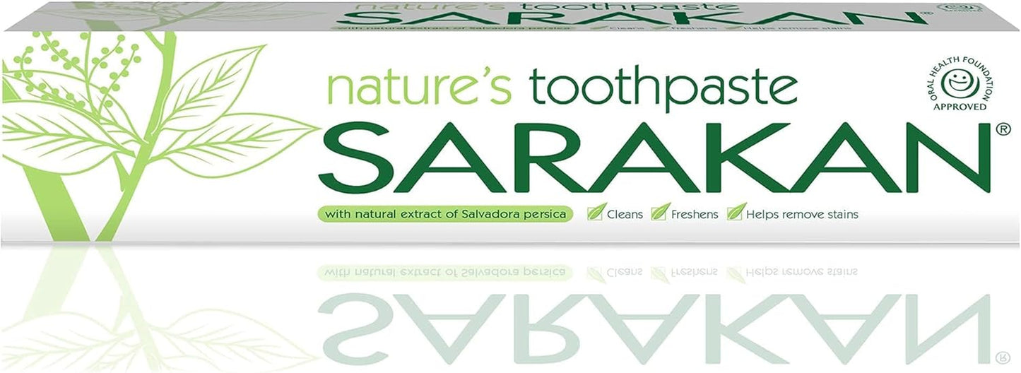 Nature’S Toothpaste (50 Ml) | Vegan Toothpaste | Fluoride Free | Suitable for Adults and Children - 3 Pack