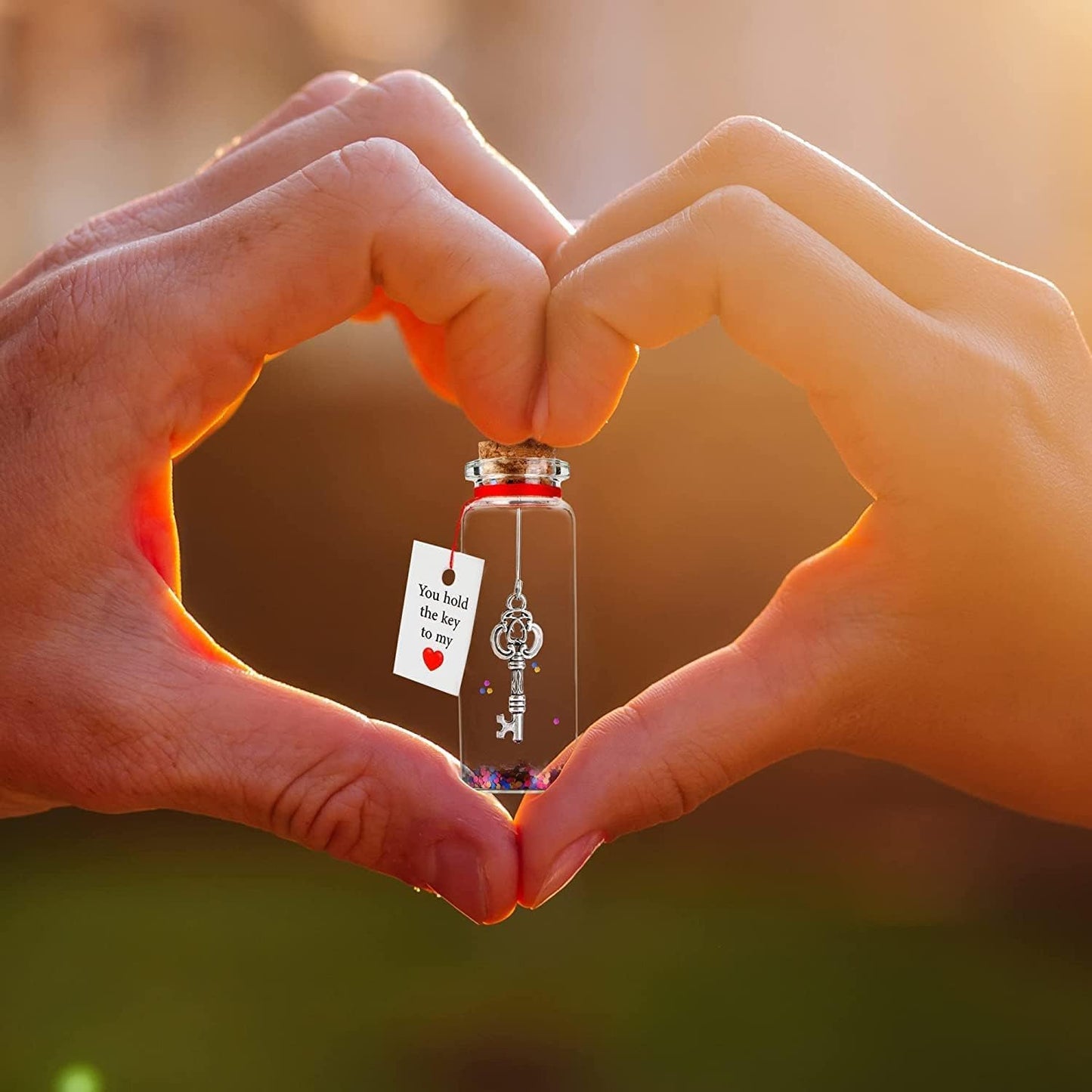 Anniversary Present for Him, Her - I Love You Gift for Husband, Wife - Romantic Message in a Bottle - Gifts for Boyfriend, Girlfriend
