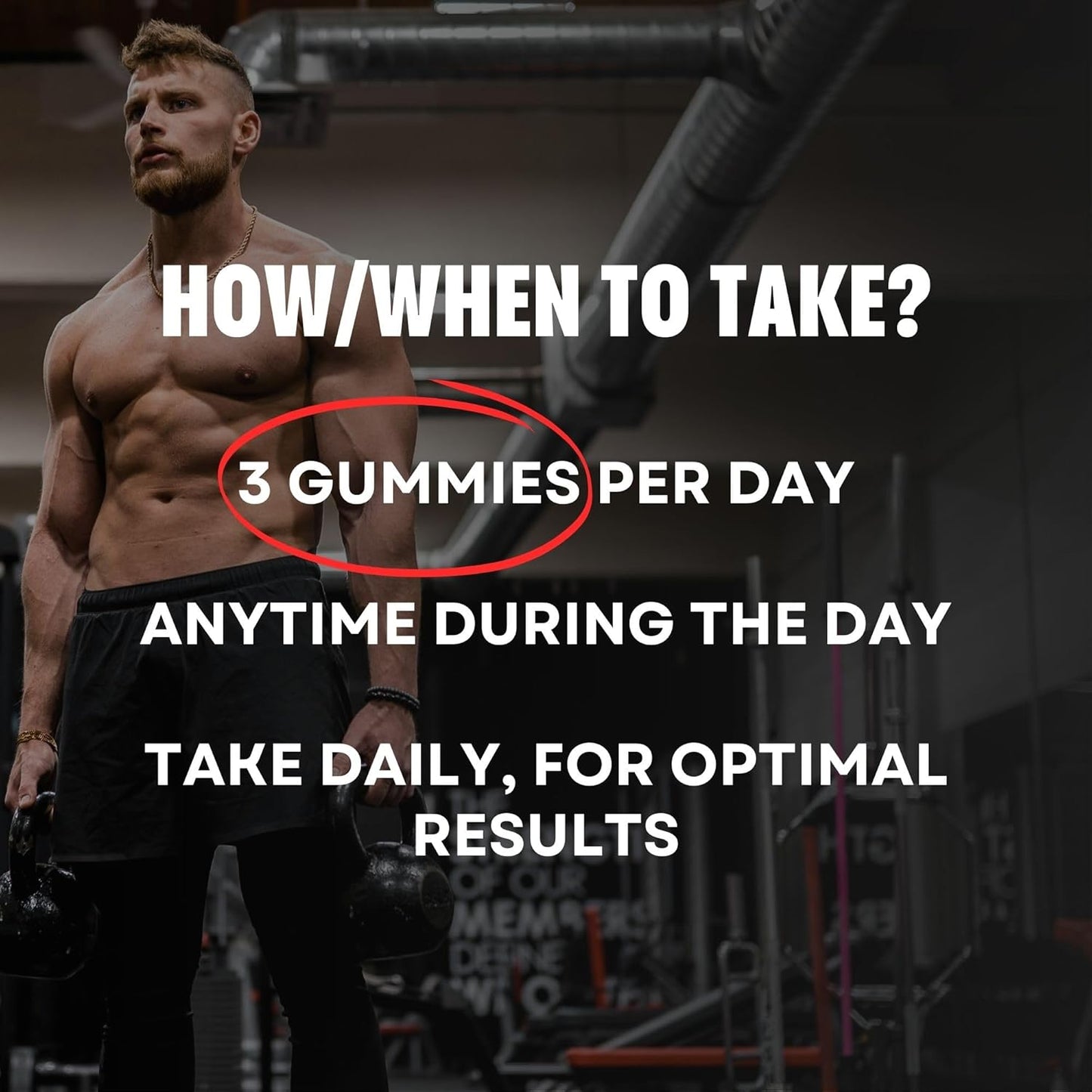 - Creatine Monohydrate Gummies - 5G / 5000Mg per Serving - 1 Month Supply - Supports Muscle Growth - Strawberry Flavour - Vegan & Low Sugar - for Men & Women