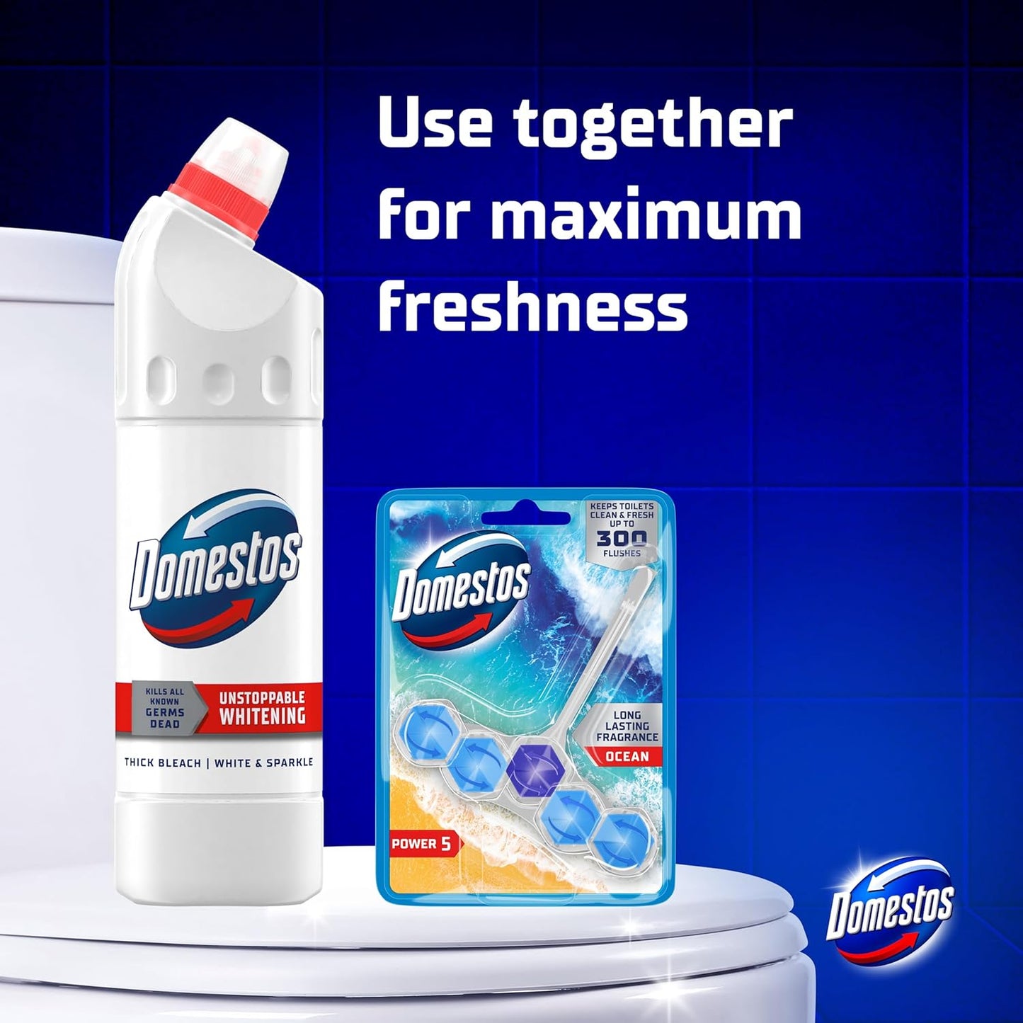 White & Sparkle Thick Bleach Disinfectant That Eliminates 99.99% of Bacteria and Viruses* Unstoppable Whitening Power 750 Ml