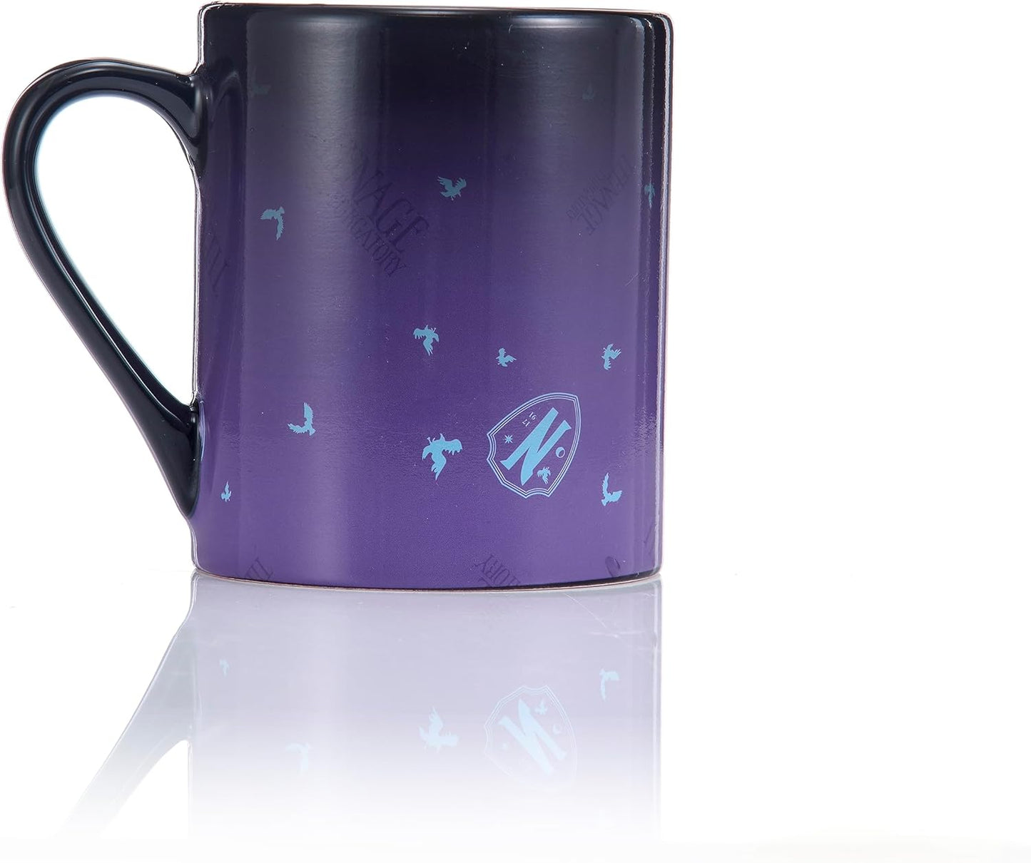 Wednesday Official Heat Changing Mug of Wednesday and Enid | Heat Reveals the Nevermore Dorm Window | Official Gift Mug for Fans of the Wednesday Series on Netflix