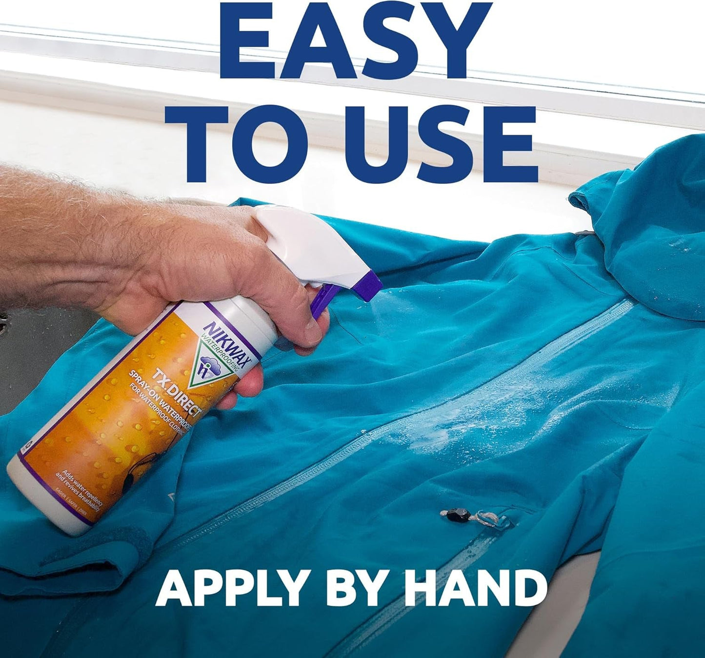 TX. DIRECT Spray-On Waterproofer 500Ml, Powerful Spray-On Waterproofer for Outdoor Clothing, Spray on Proofer
