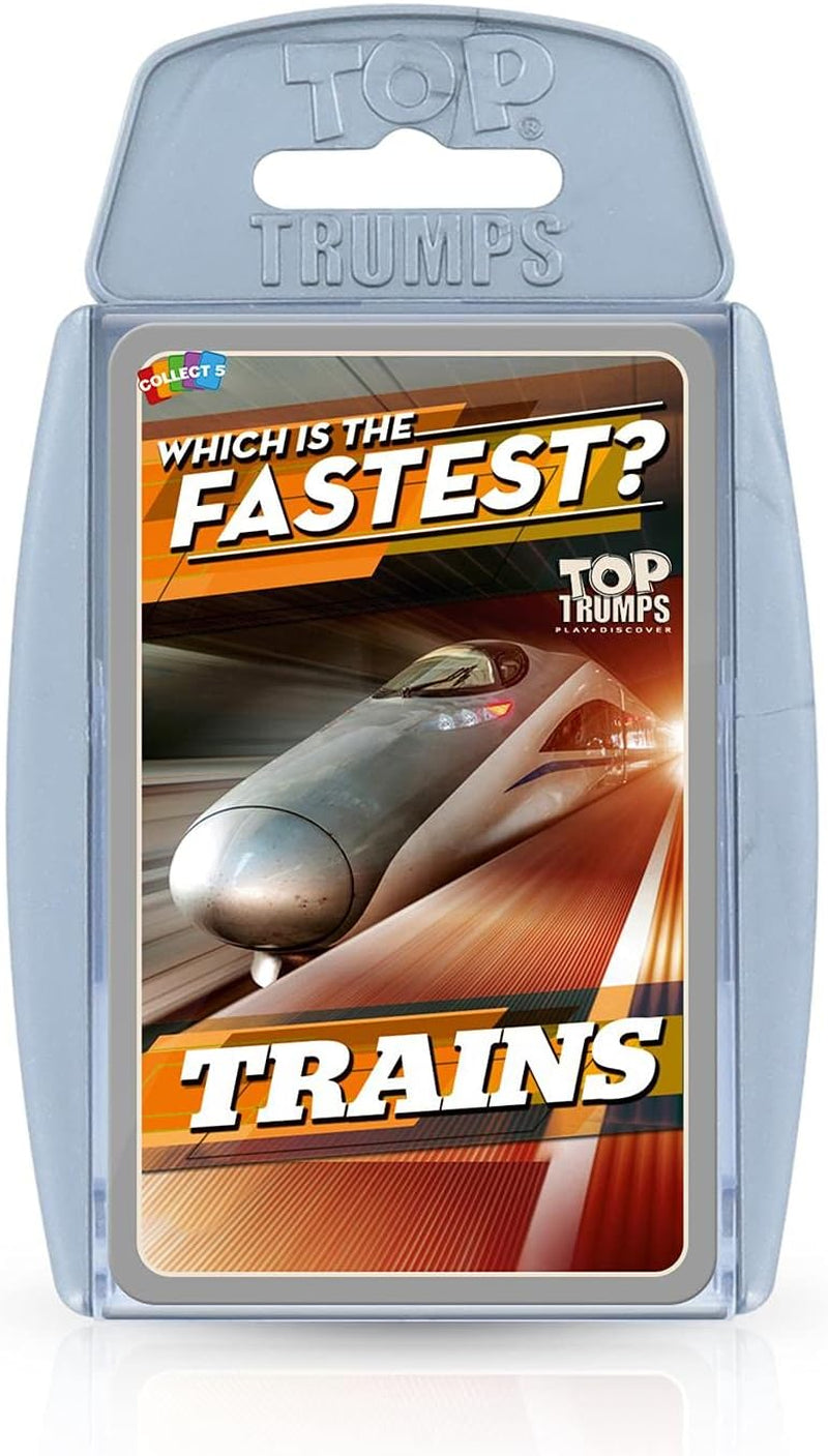 Trains Classics Card Game, Learn about the London Underground, German Ice Trains and Beijing Shanghai in This Educational Packed Game, Gift and Toy for Boys and Girls Aged 4 Plus