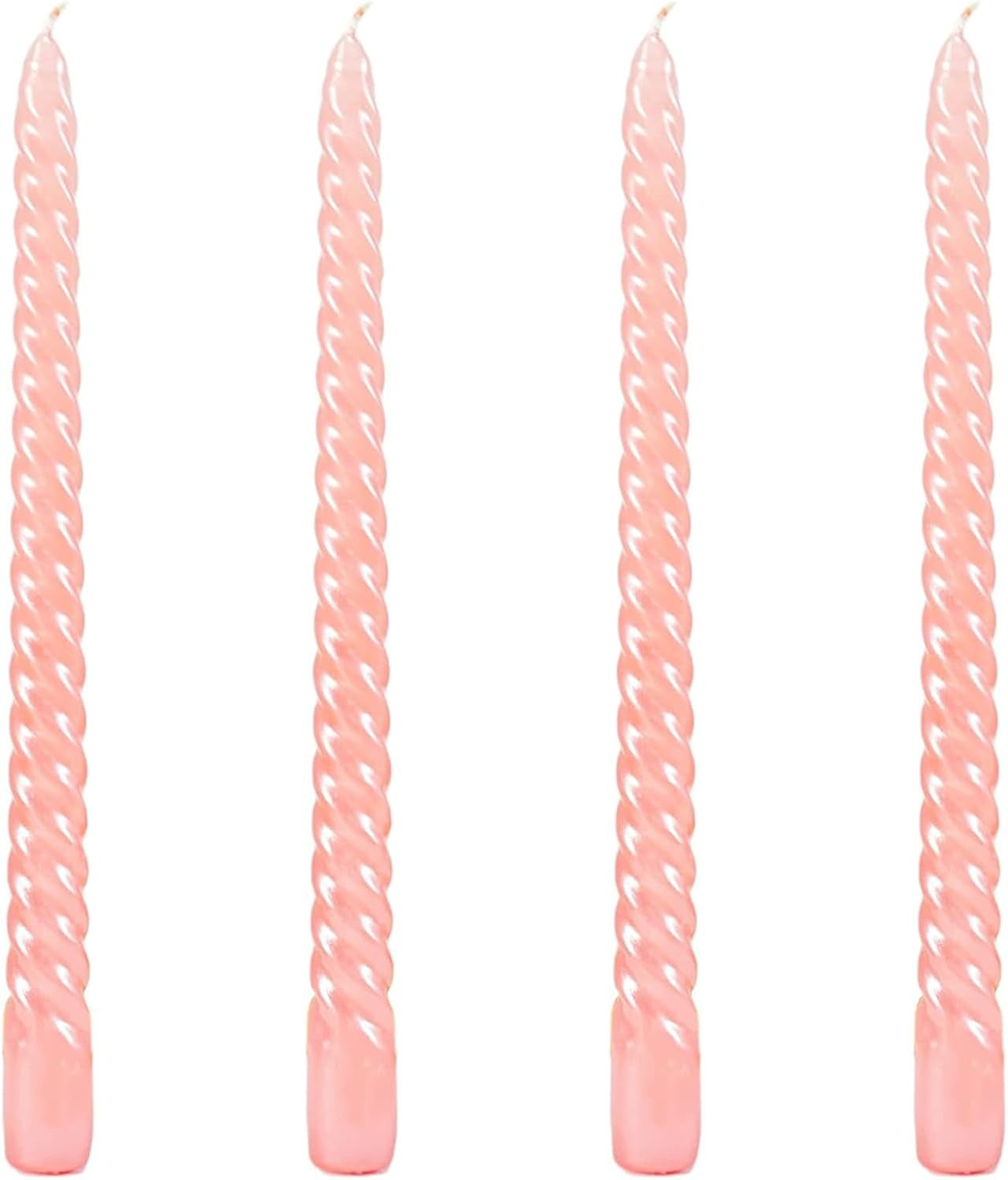 10 Inch-8Inch Taper Candles-Set of 4 Taper Candles - Unscented Dripless and Smokeless,Tall Candlesticks, Home Dinner, Party, Wedding, Halloween, Churches,Christmas (Bronze, 10 Inch)