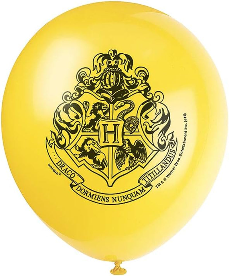 59075 Latex Balloons-12 | Harry Potter | 8 Pcs, Multi, 12"