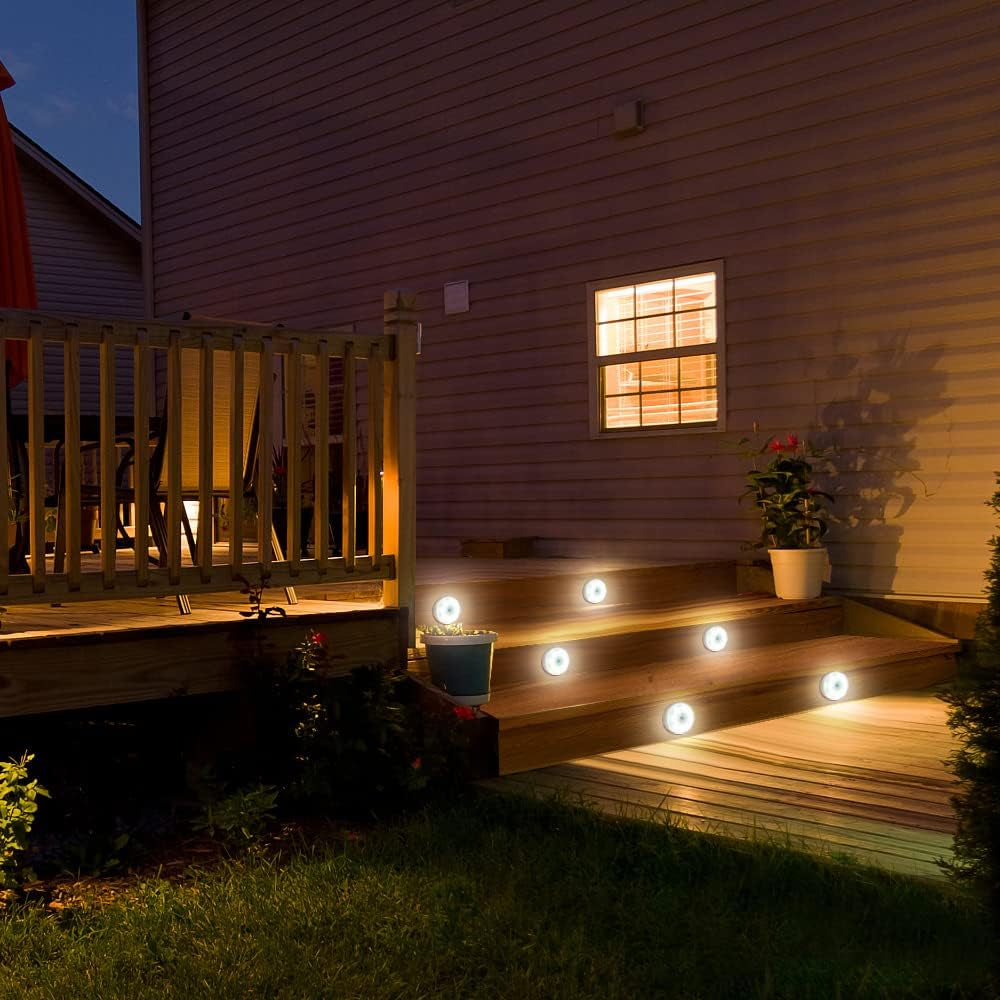 Motion Sensor Lights Indoor Rechargeable Wireless Wall Light LED Stair Night Lights Lamps with Auto/On/Off for Stairs Living Room Bathroom Corridors Closet Kitchen under Cabinets