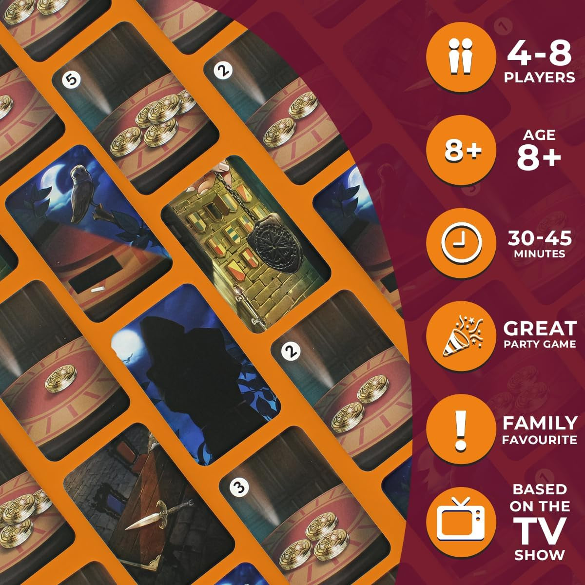 the Traitors Card Game | Based on the Hit TV Show | Family Social Deduction Fun | Great Game for Group Gatherings