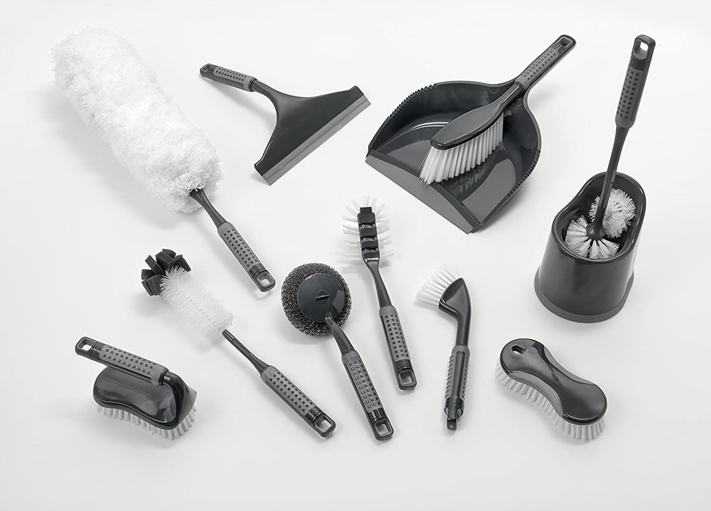 Comfigrip Shower and Window Squeegee in Metallic and Graphite, 4 X 24 X 27 Cm