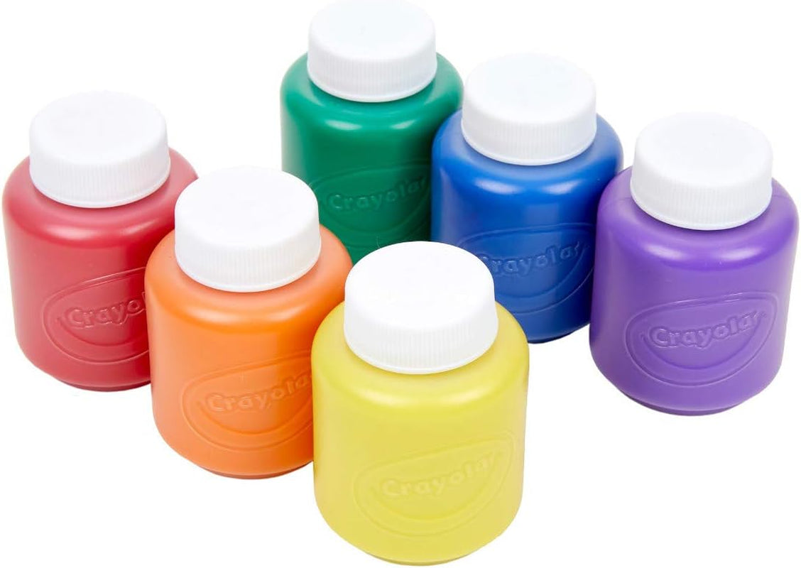 Washable Paints - Assorted Colours (Pack of 6) | Perfect for Any Arts & Crafts Needs - Easily Washable | Ideal for Kids Aged 3+ Packaging May Vary