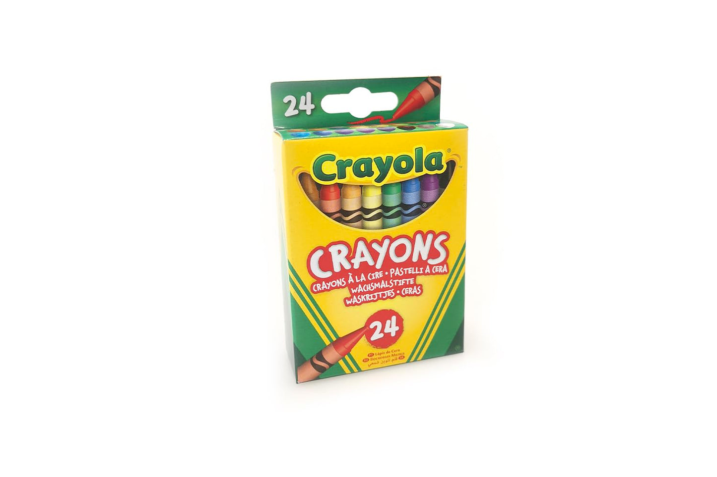 Crayons, Bright Strong Colours, Multi, 24 Count (Pack of 1) (Packaging May Vary)